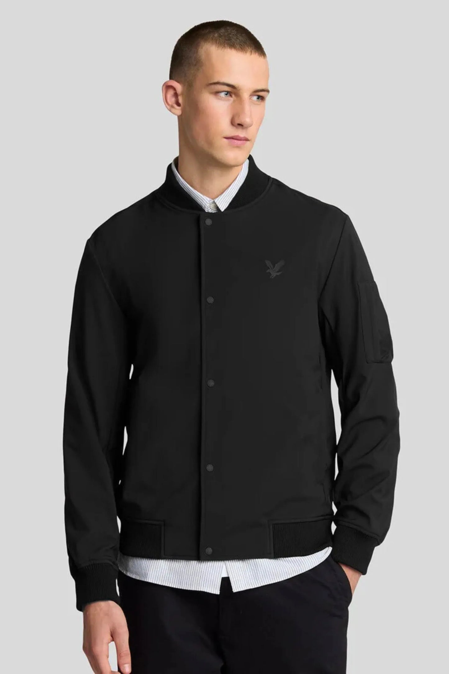 Lyle and Scott Chaqueta Hombre Bomber Negra Who killed Bambi?