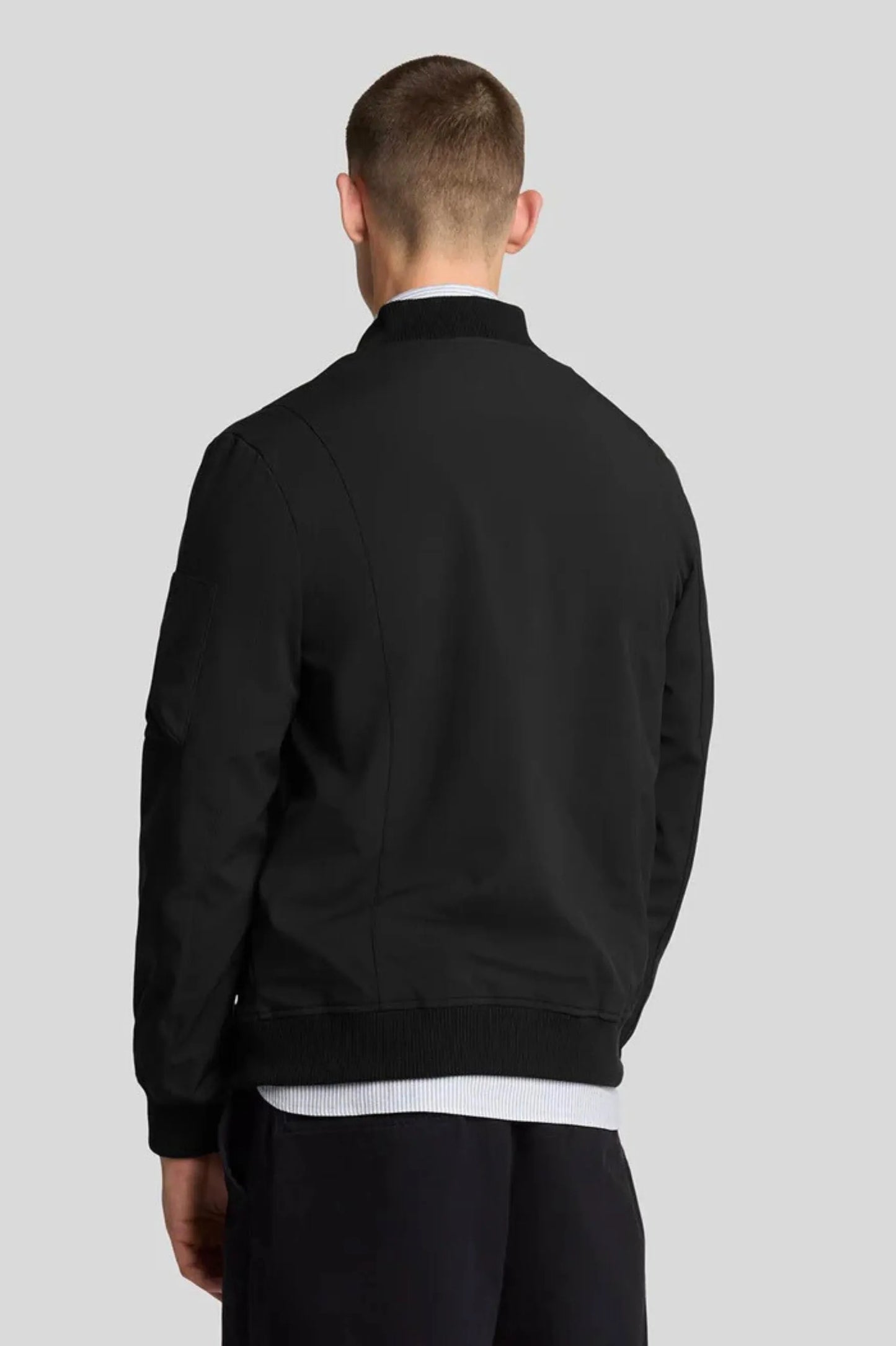 Lyle and Scott Chaqueta Hombre Bomber Negra Who killed Bambi?