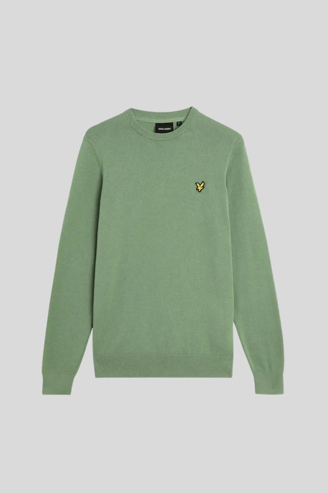 Lyle and Scott Jersey Hombre Algodón Smoke Green Who killed Bambi?