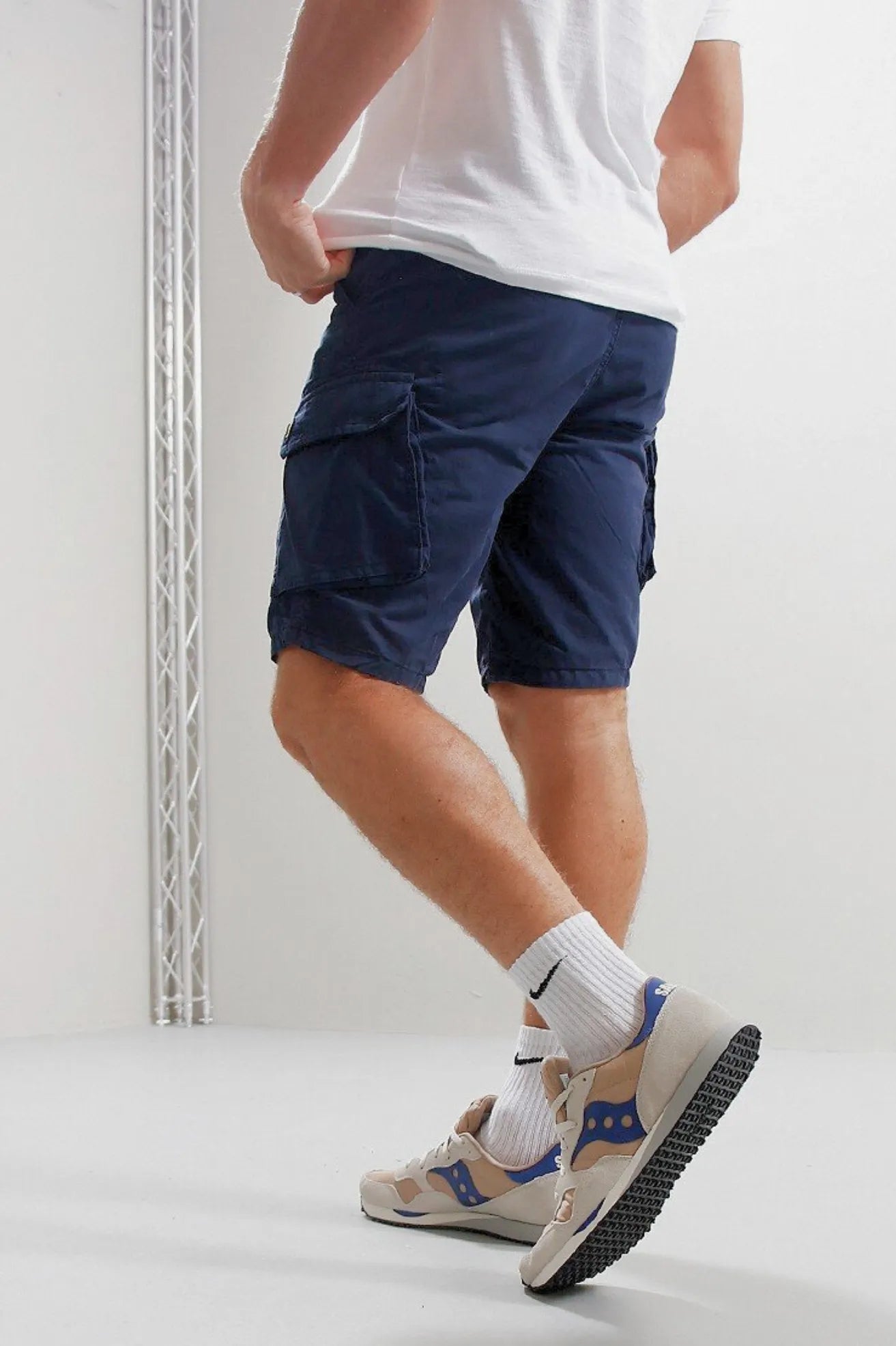 Lyle and Scott Pantalón Hombre Cargo Azul Who killed Bambi?