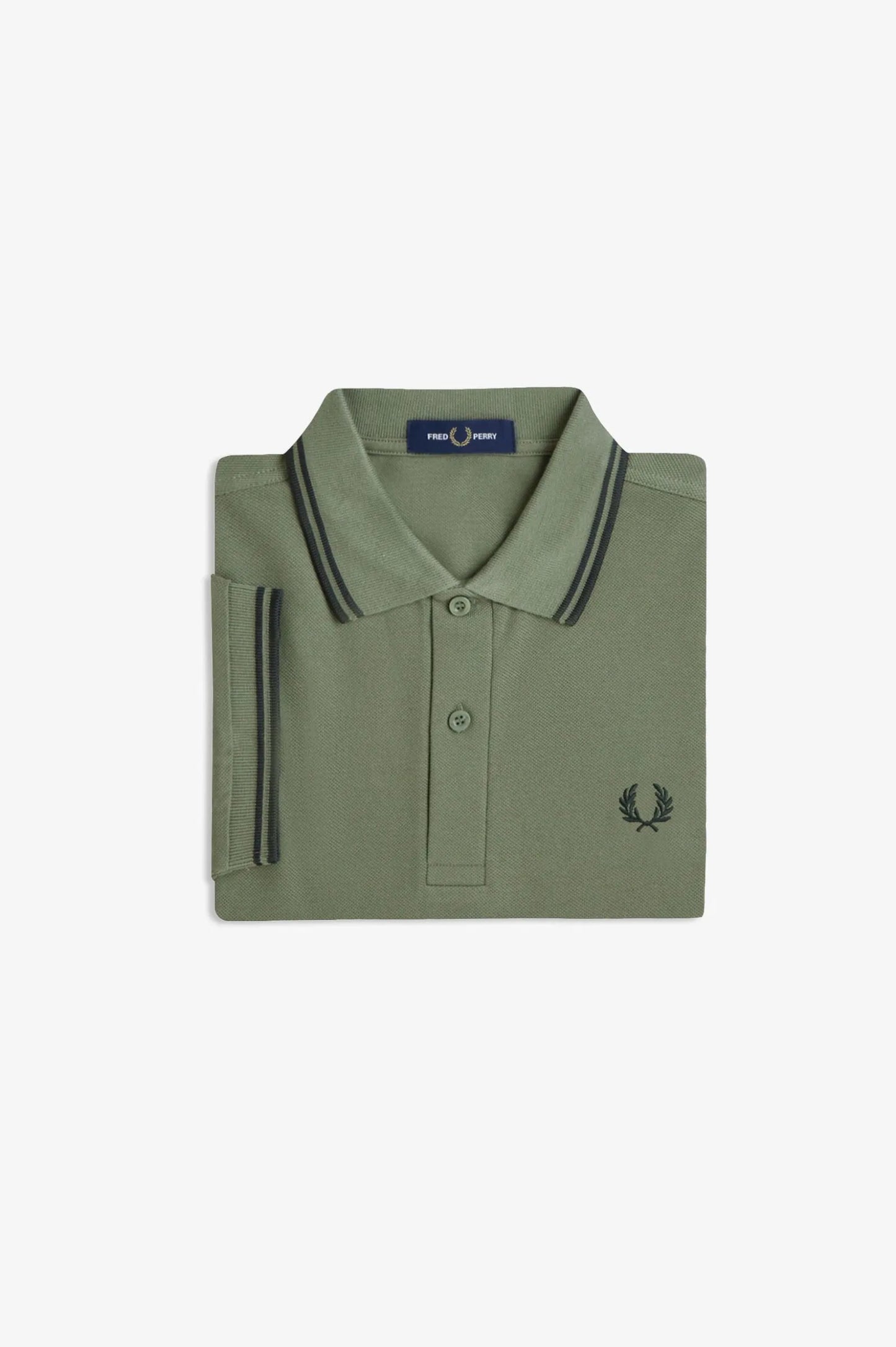 Fred Perry Polo M3600 Hombre Verde Z50 Who killed Bambi?