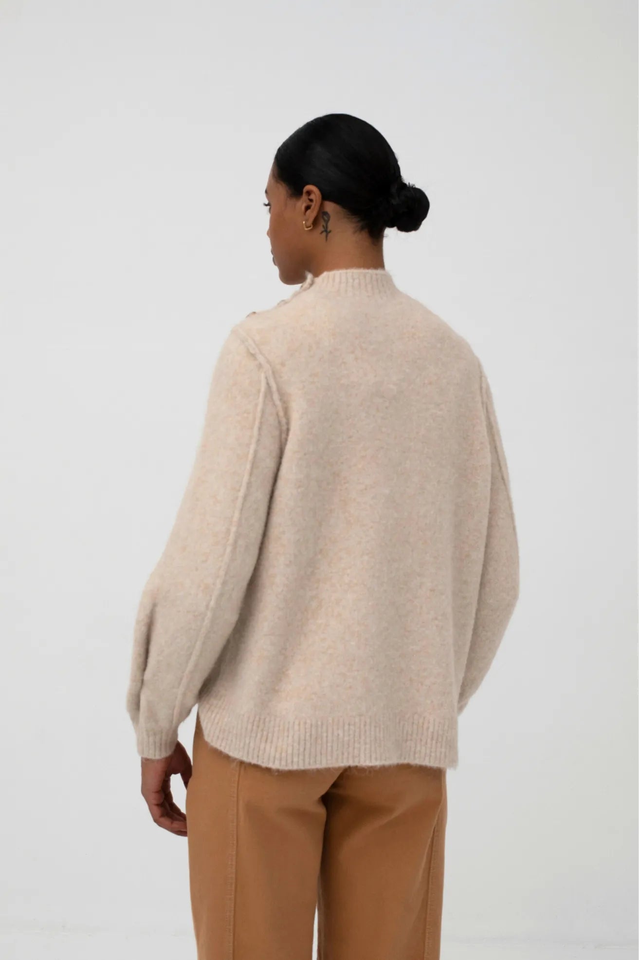 Mus & Bombon Jersey Mujer Jaco Beige Who killed Bambi?