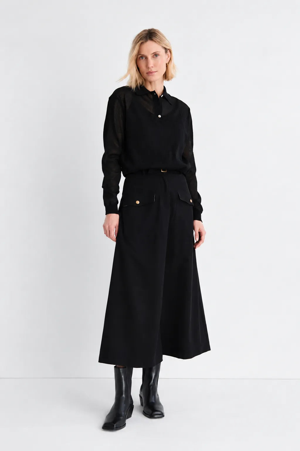Mus & Bombon Jersey Mujer Polo Venus Negro Who killed Bambi?