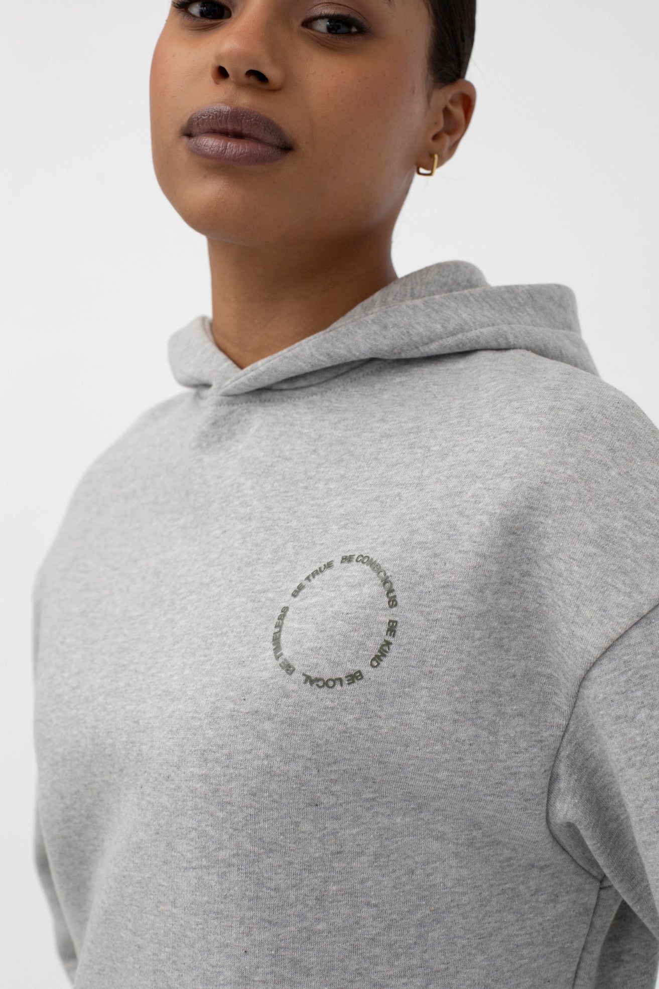 Mus & Bombon Sudadera Mujer Primrose Gris Who killed Bambi?