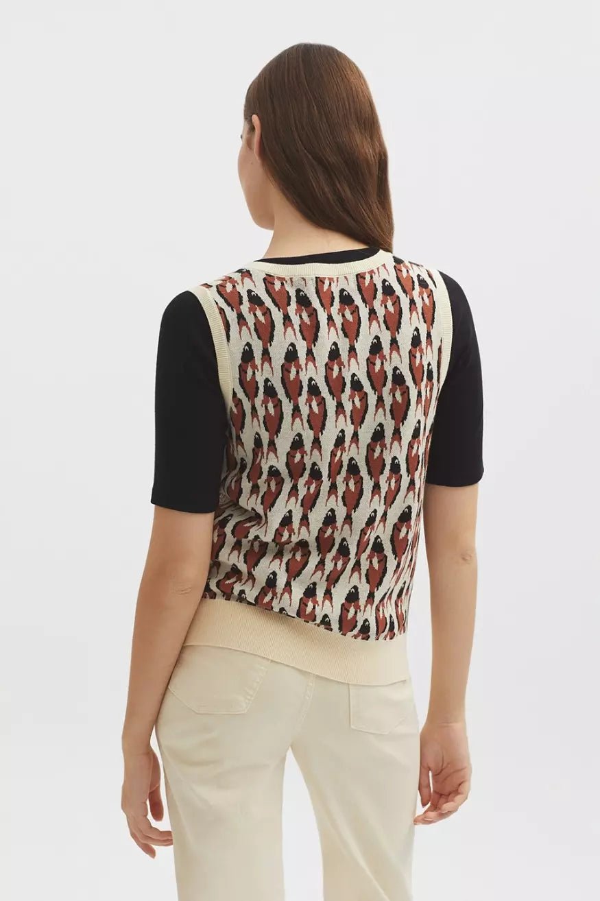 Nice Things Chaleco Mujer Jacquard Peces Who killed Bambi?