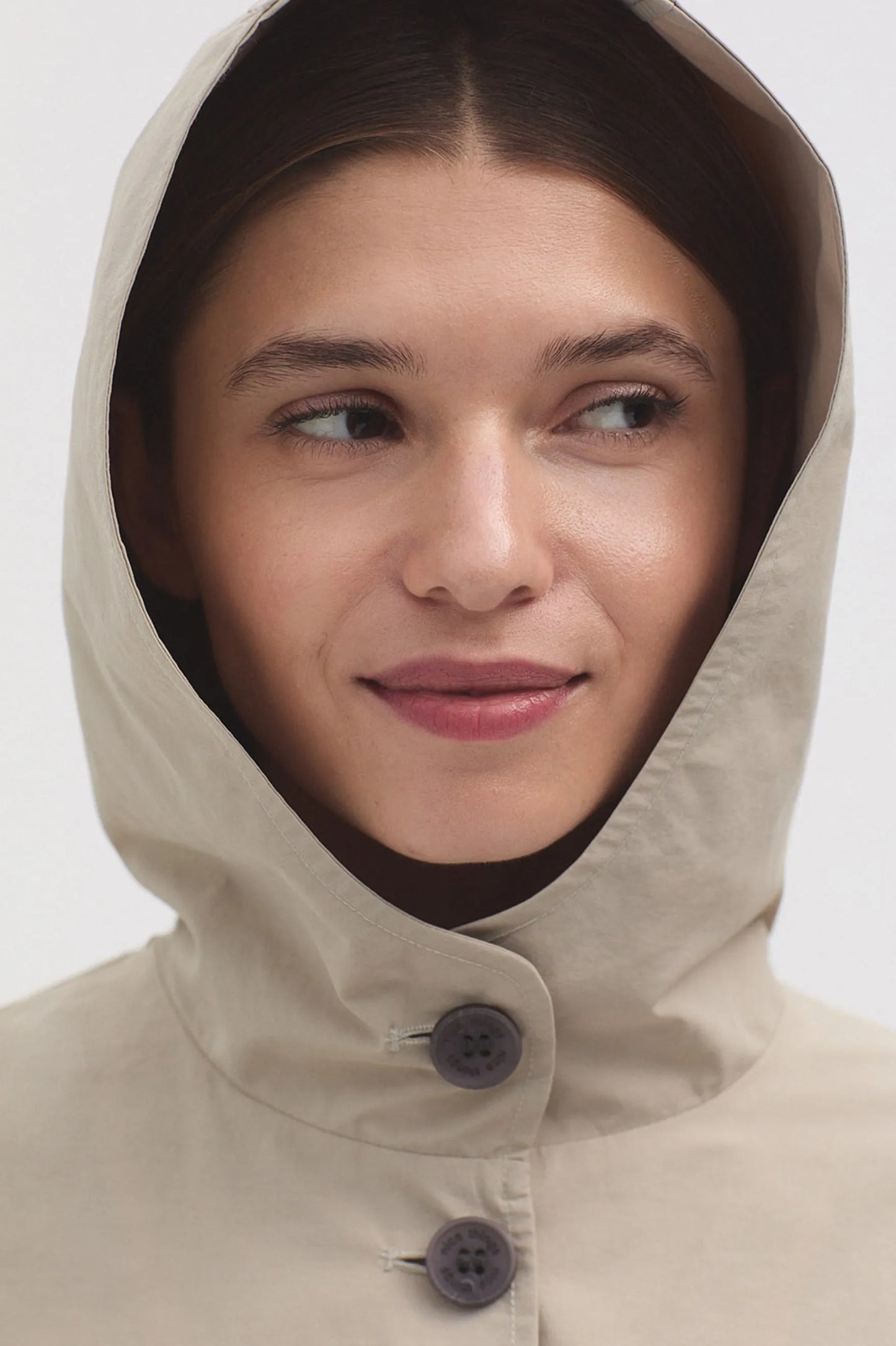 Nice Things Parka Mujer Capucha Beige Who killed Bambi?