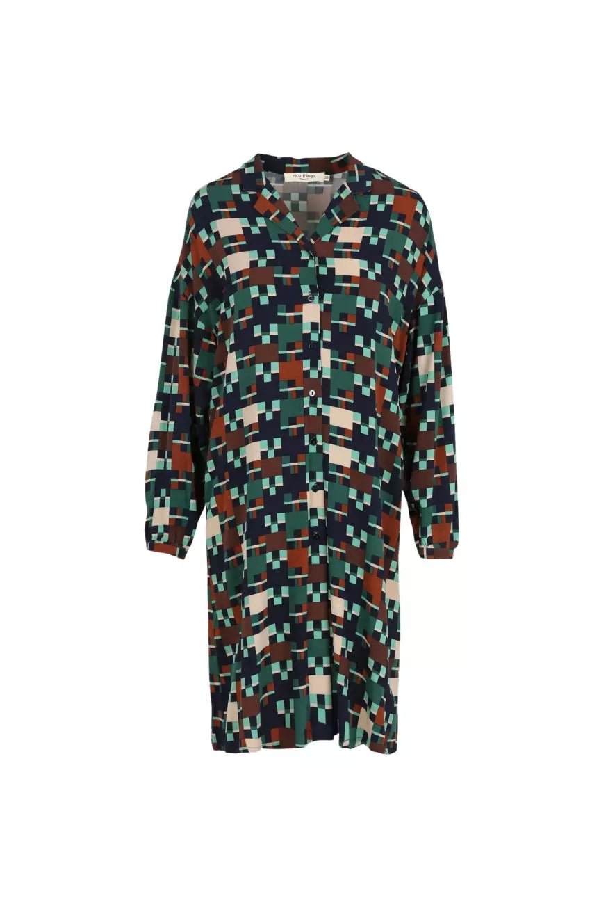 Nice Things Vestido Camisero Mujer Patch Print Who killed Bambi?