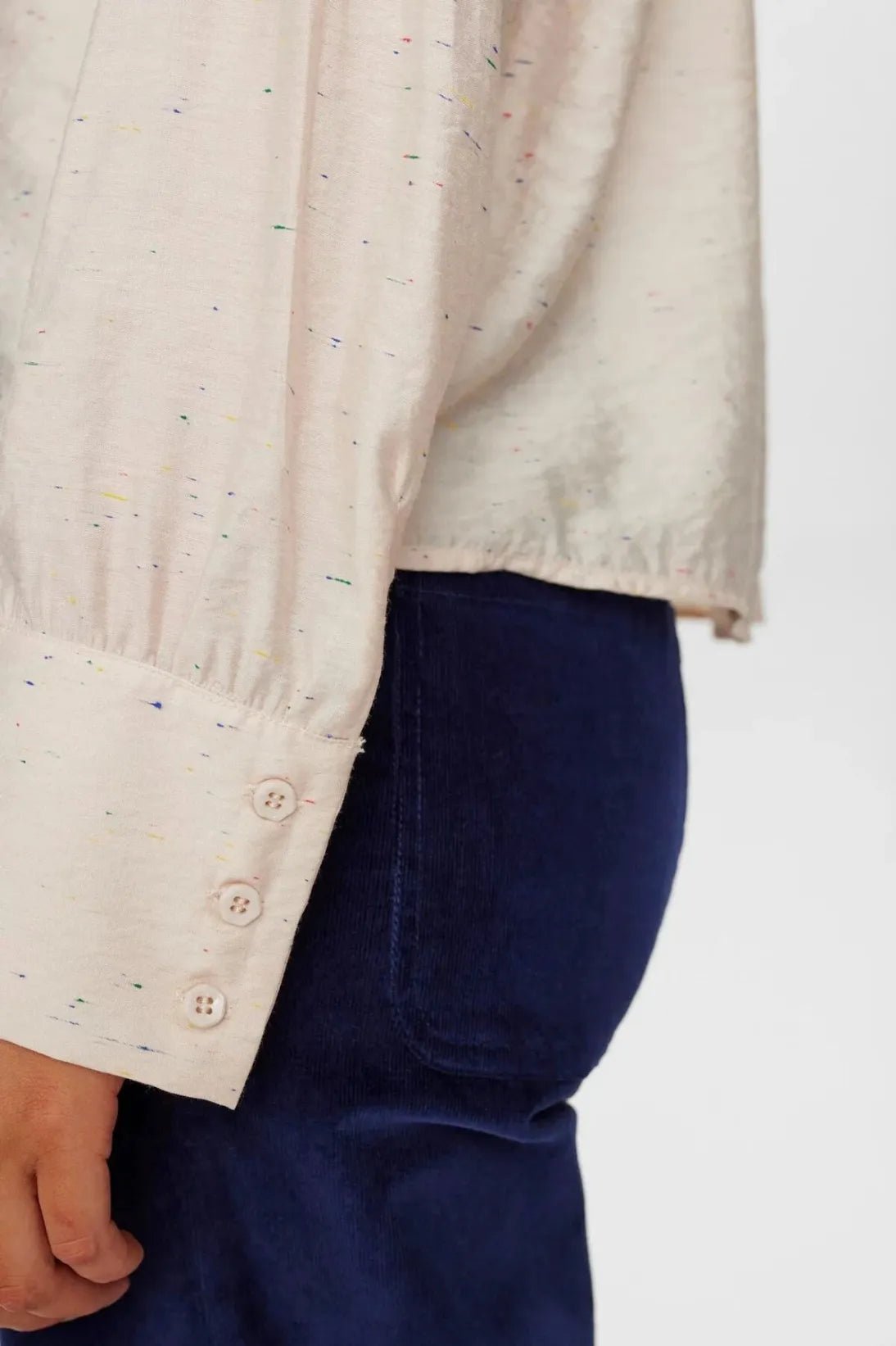 Nümph Camisa Mujer Nujona Beige Who killed Bambi?