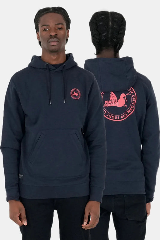 Peaceful Hooligan Sudadera Hombre Capucha CUP Azul Who killed Bambi?