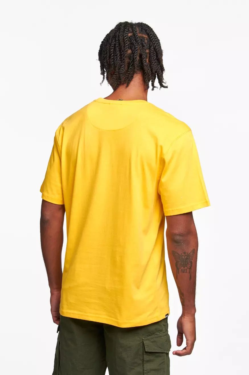 Penfield Camiseta Hombre Hudson Script Amarilla Who killed Bambi?