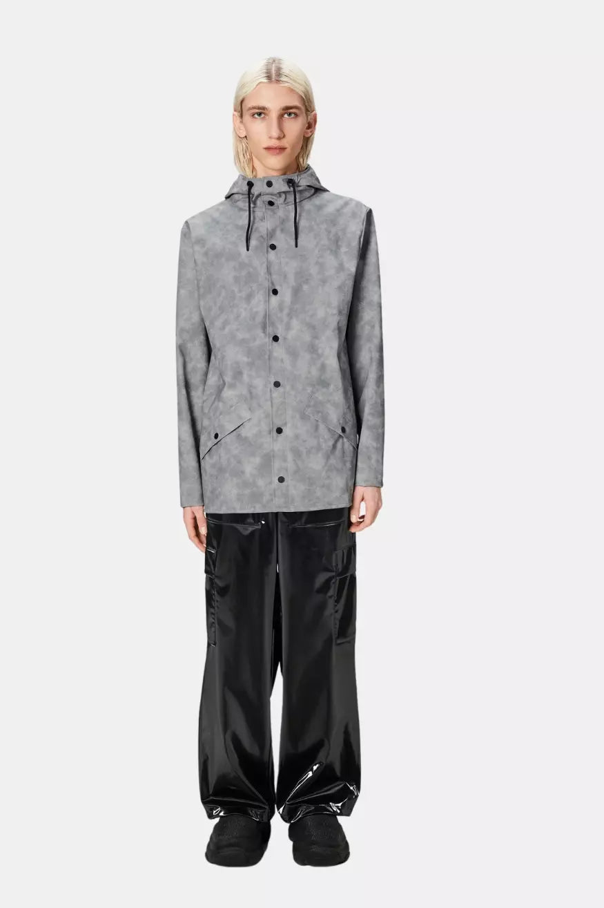 Rains Chubasquero Jacket Distressed Grey Talla S Who killed Bambi?