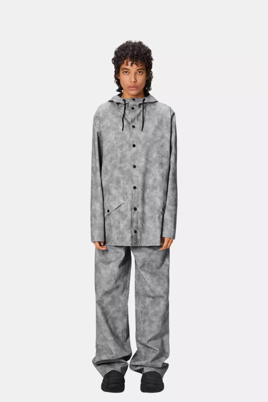 Rains Chubasquero Jacket Distressed Grey Talla S Who killed Bambi?