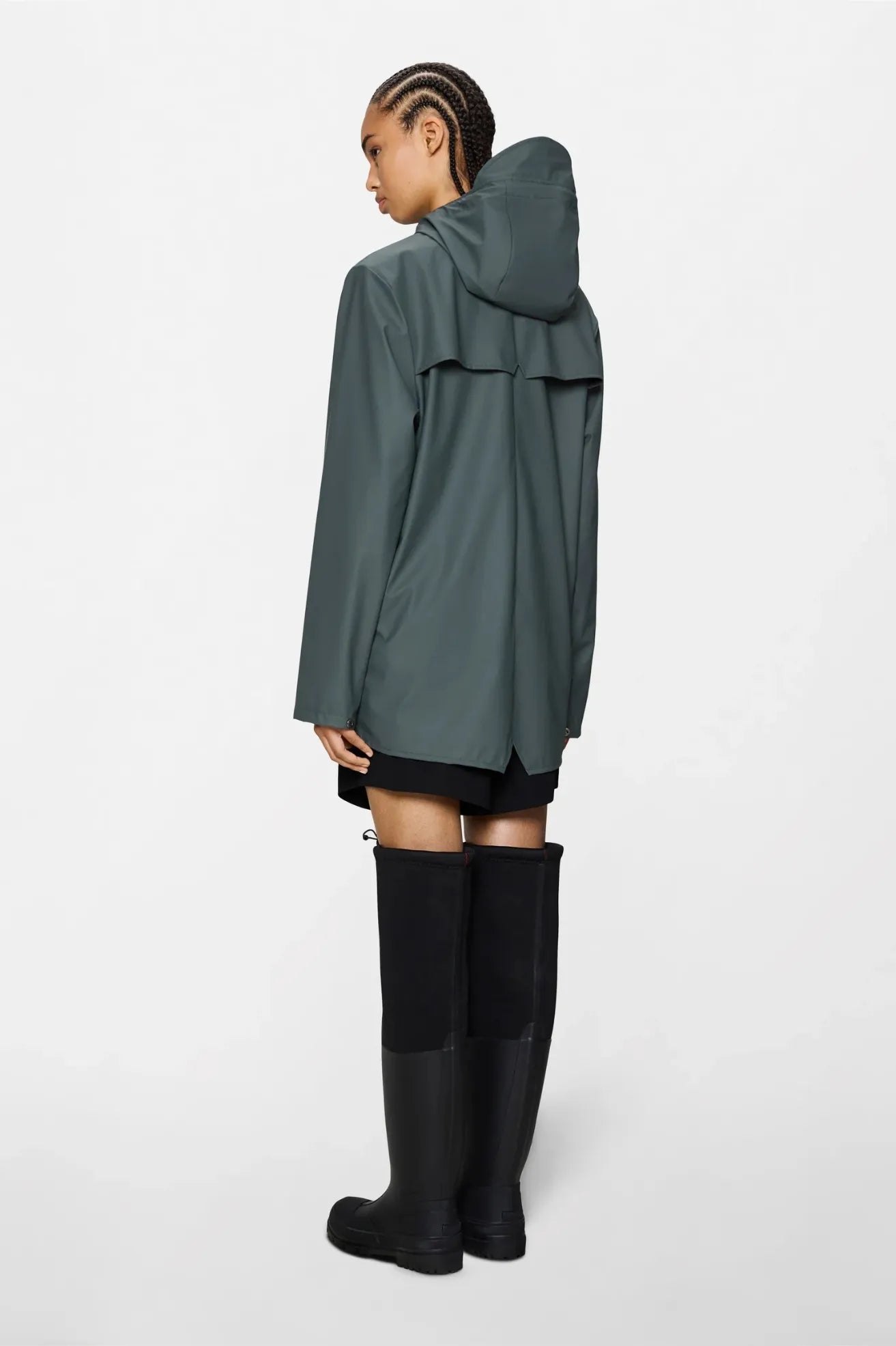 Rains Chubasquero Jacket Gris Oscuro Who killed Bambi?