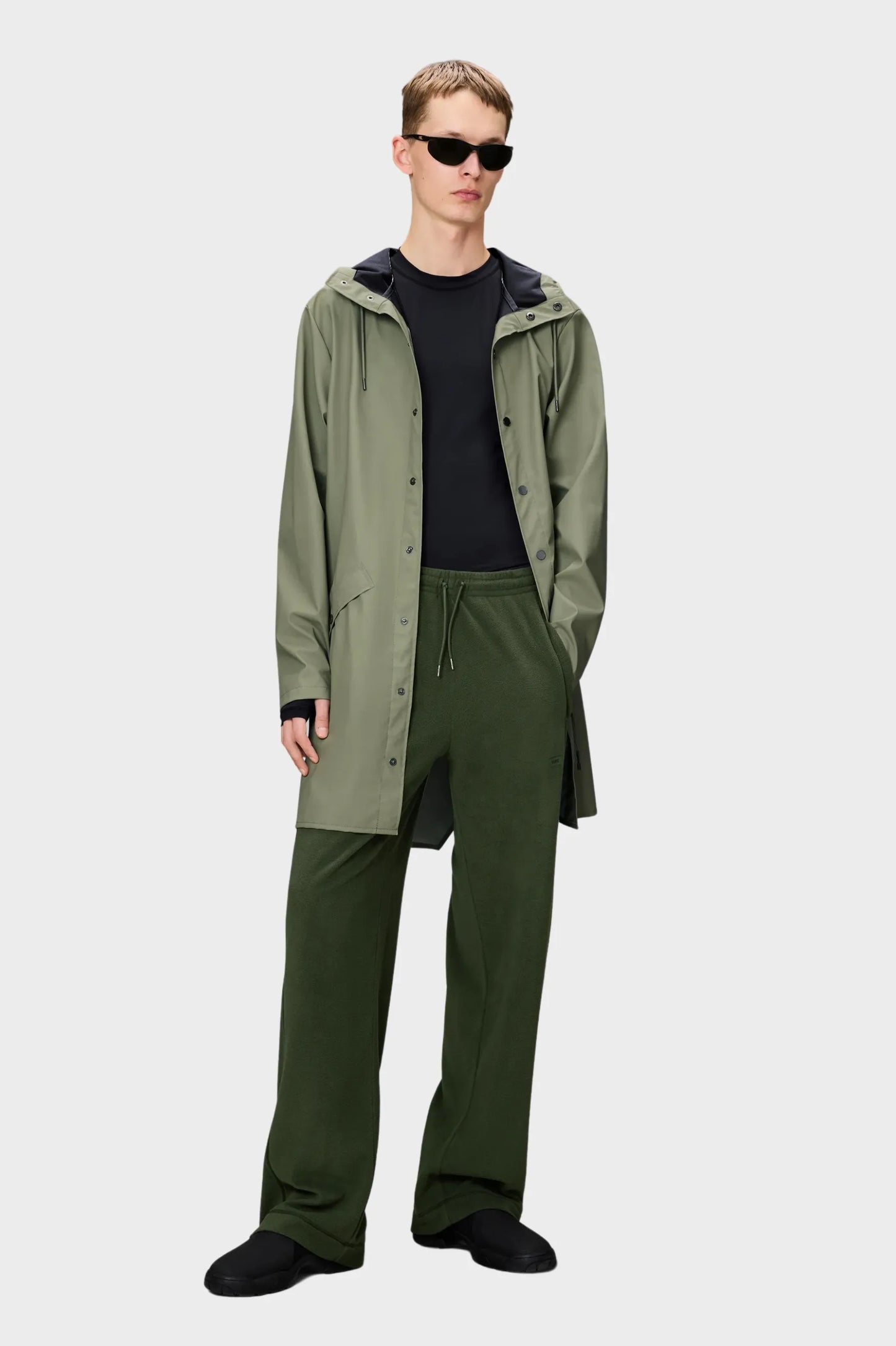Rains Chubasquero Long Jacket Verde Drift Who killed Bambi?