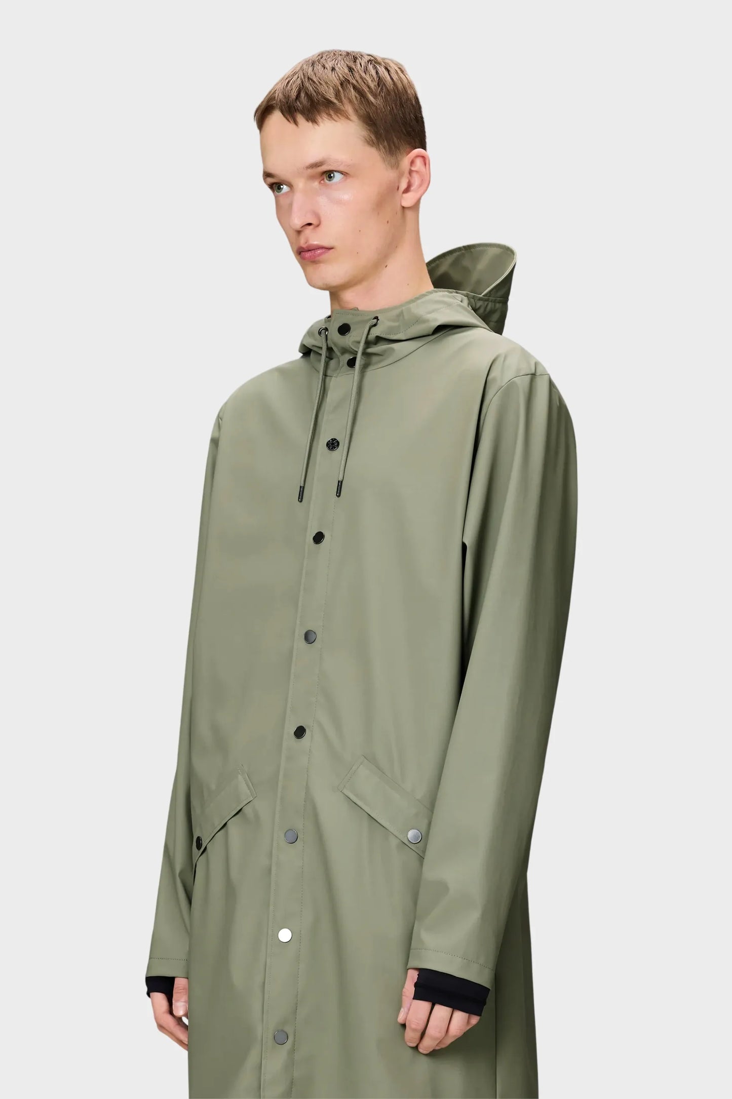 Rains Chubasquero Long Jacket Verde Drift Who killed Bambi?