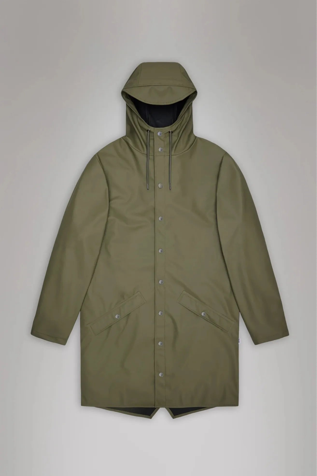 Rains Chubasquero Long Jacket Verde Marsh Who killed Bambi?