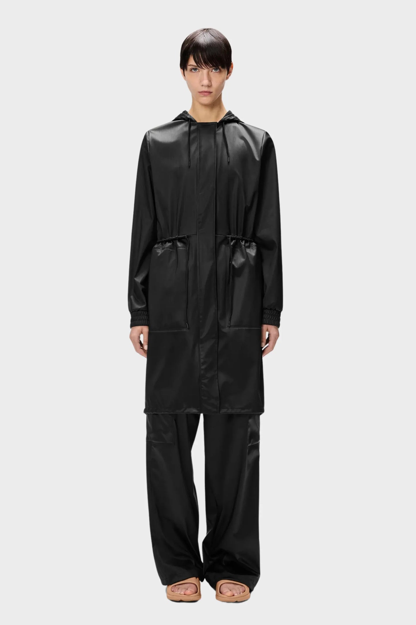 Rains Chubasquero Mujer String W Parka Black Grain Who killed Bambi?