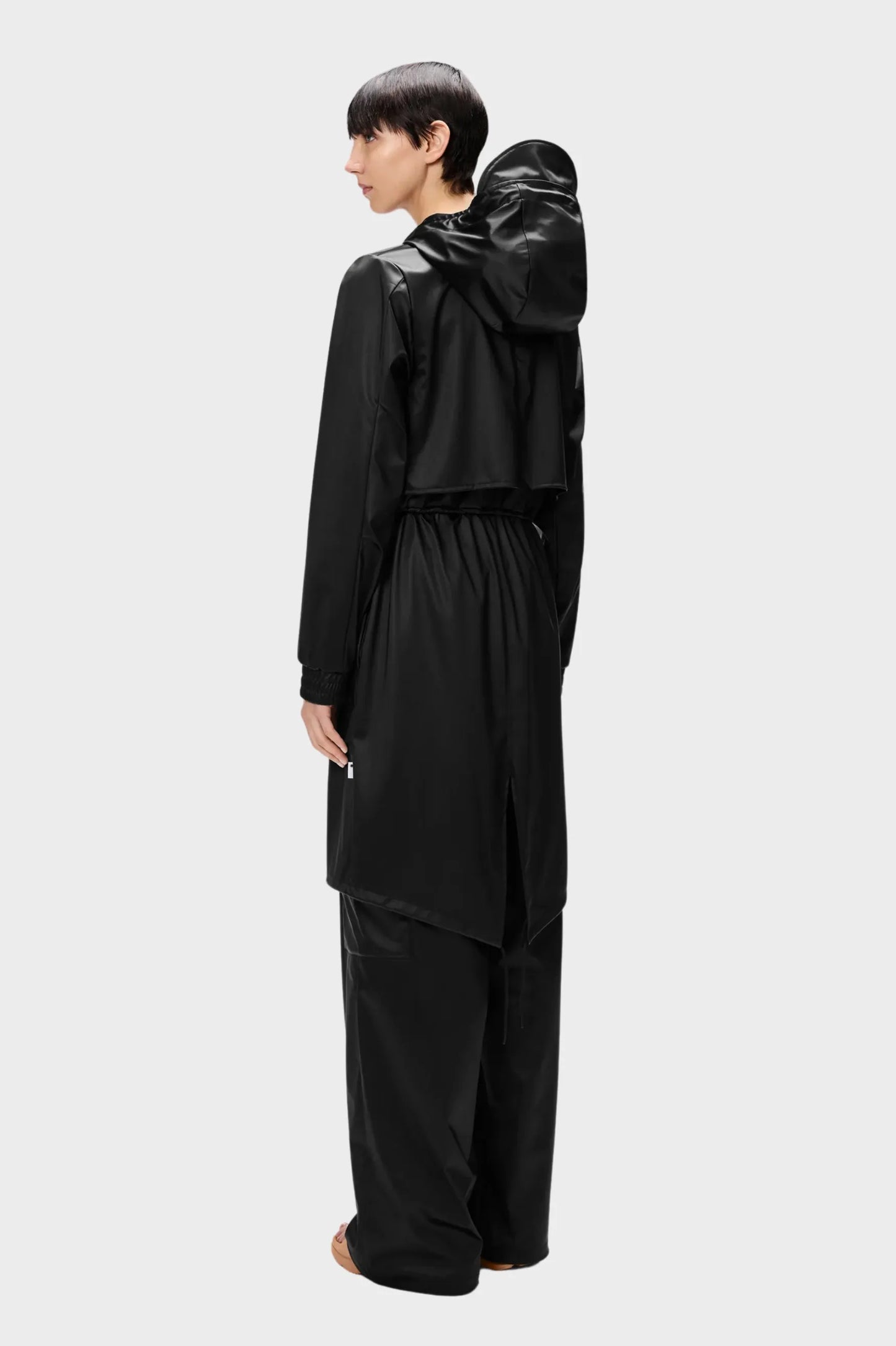 Rains Chubasquero Mujer String W Parka Black Grain Who killed Bambi?