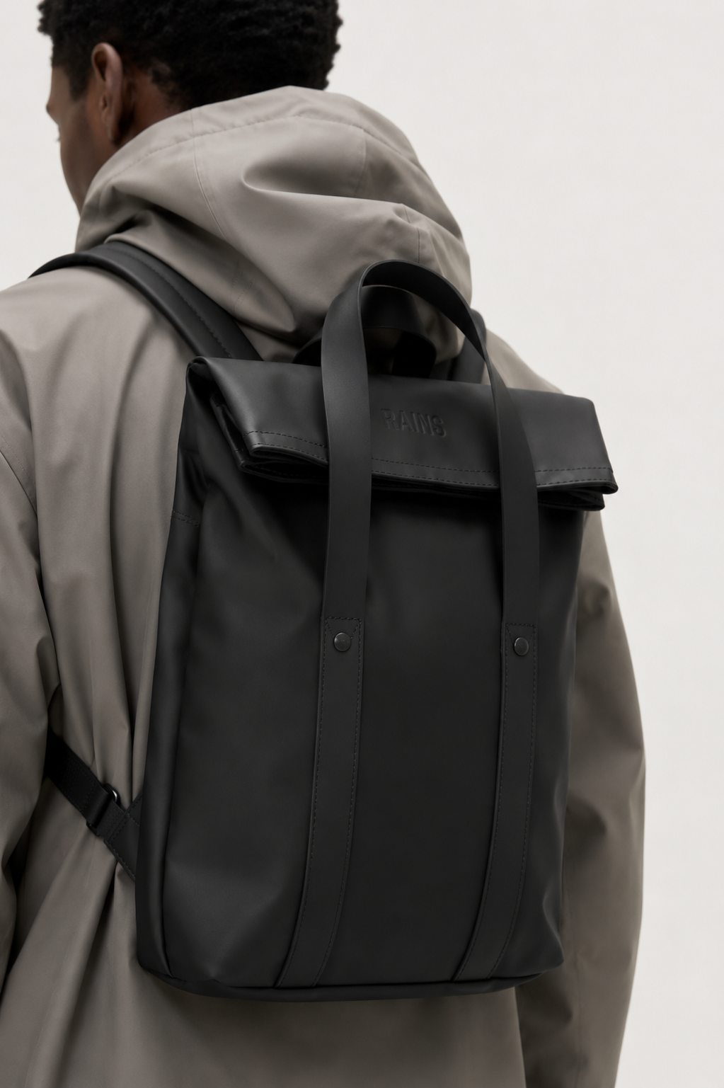 Rains Mochila 2 Way Tote Backpack Mini Negra – Who Killed Bambi?