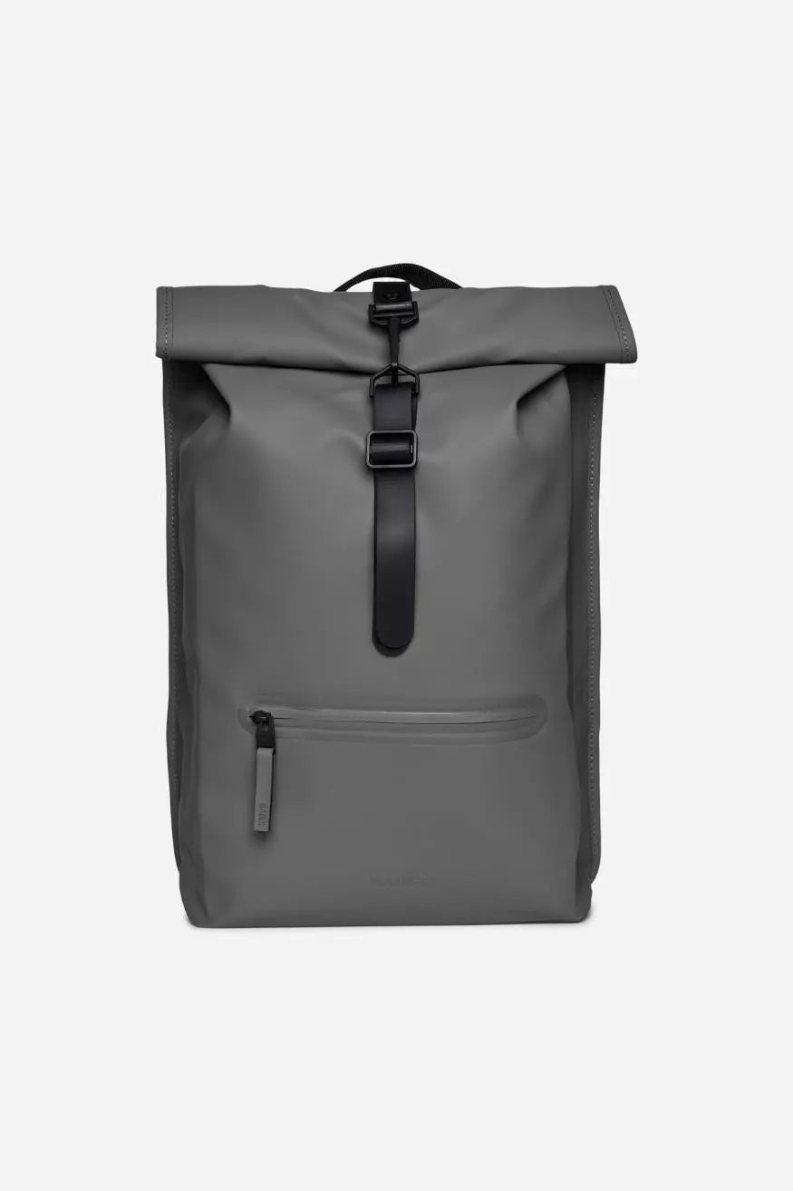 Rains Mochila Rolltop Rucksack Gris Who killed Bambi?