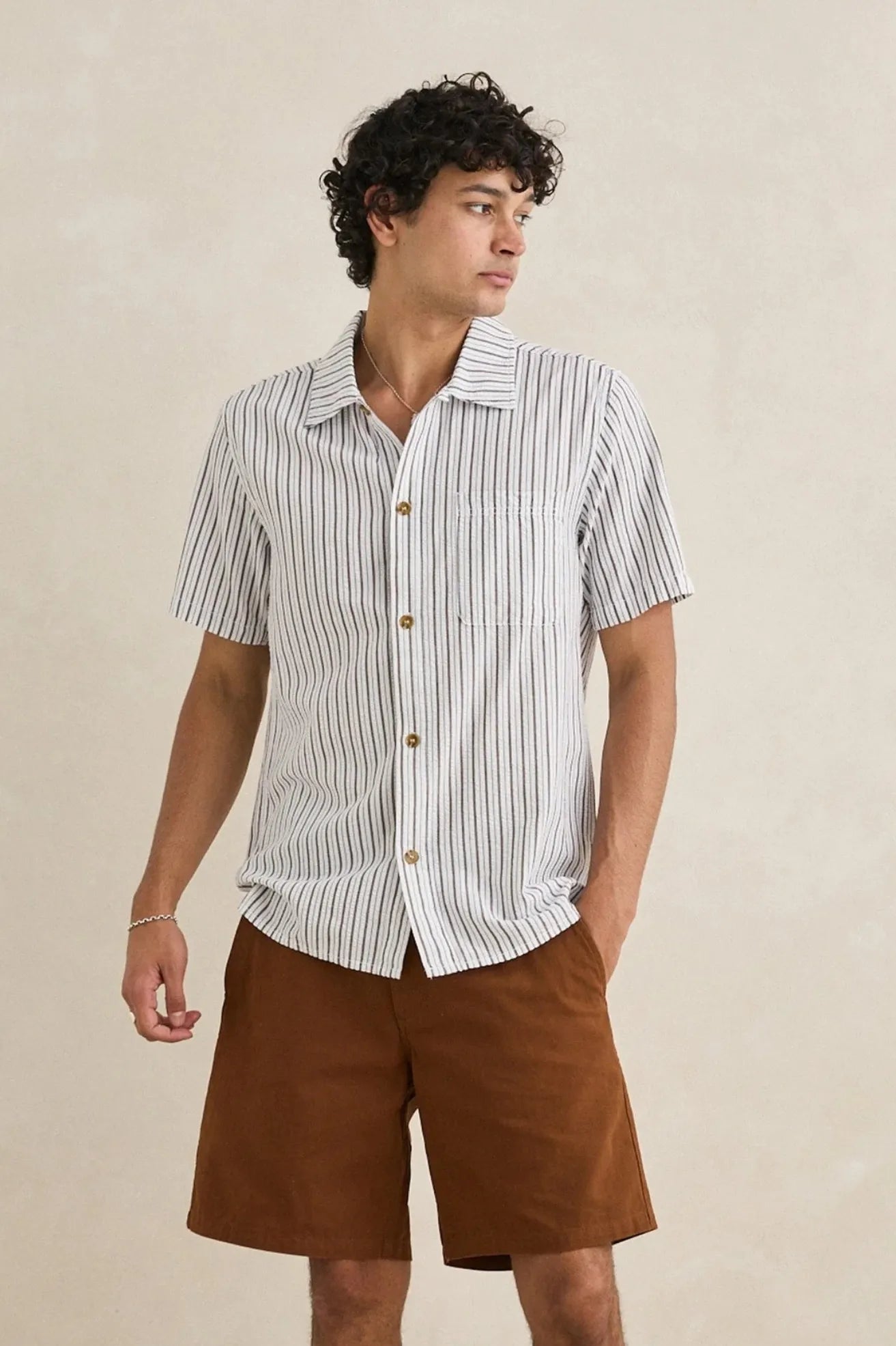 Rhythm Camisa Hombre Manga Corta Seersucker Who killed Bambi?