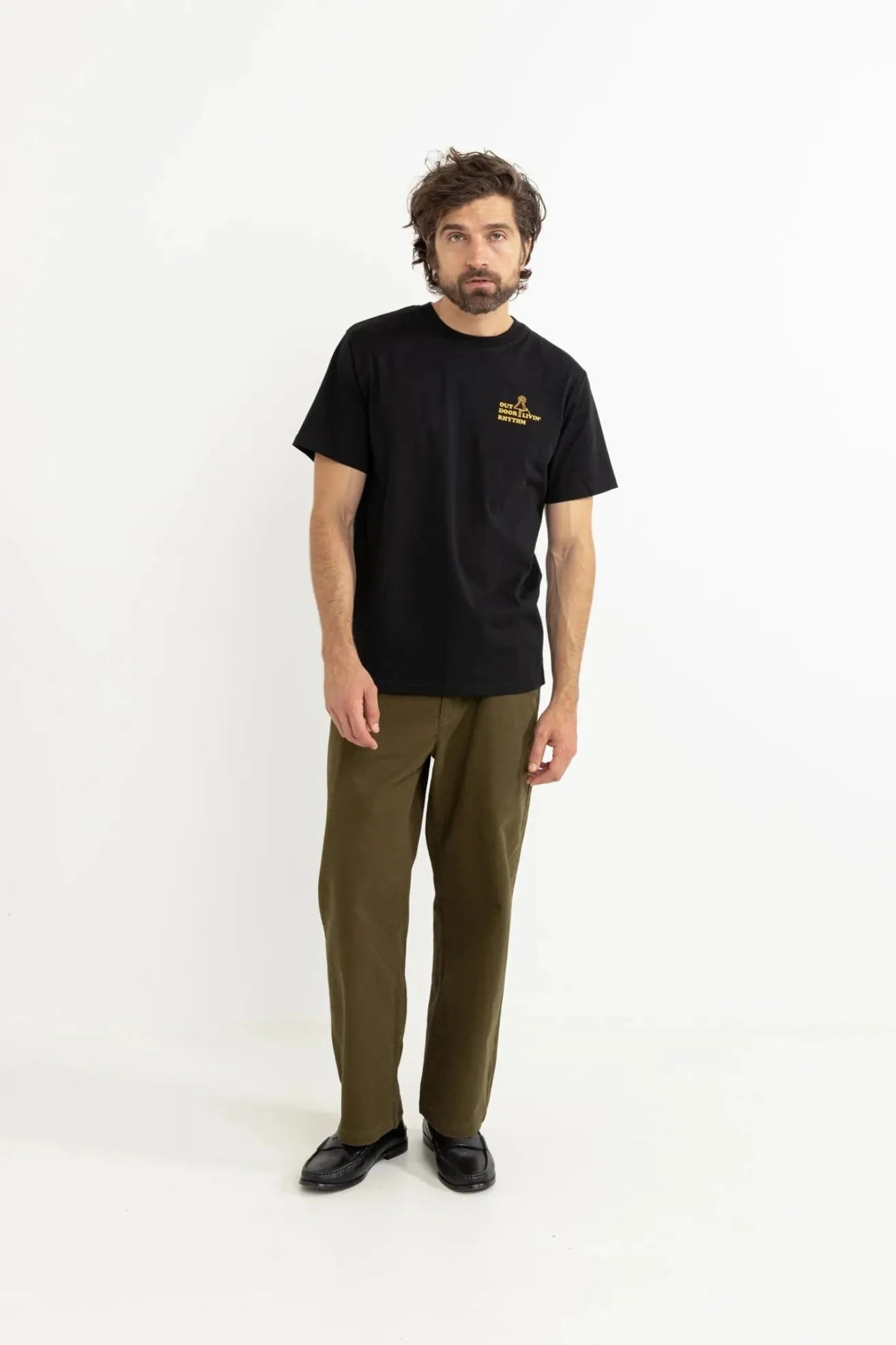 Rhythm Camiseta Hombre Outdoor Livin Negra Who killed Bambi?