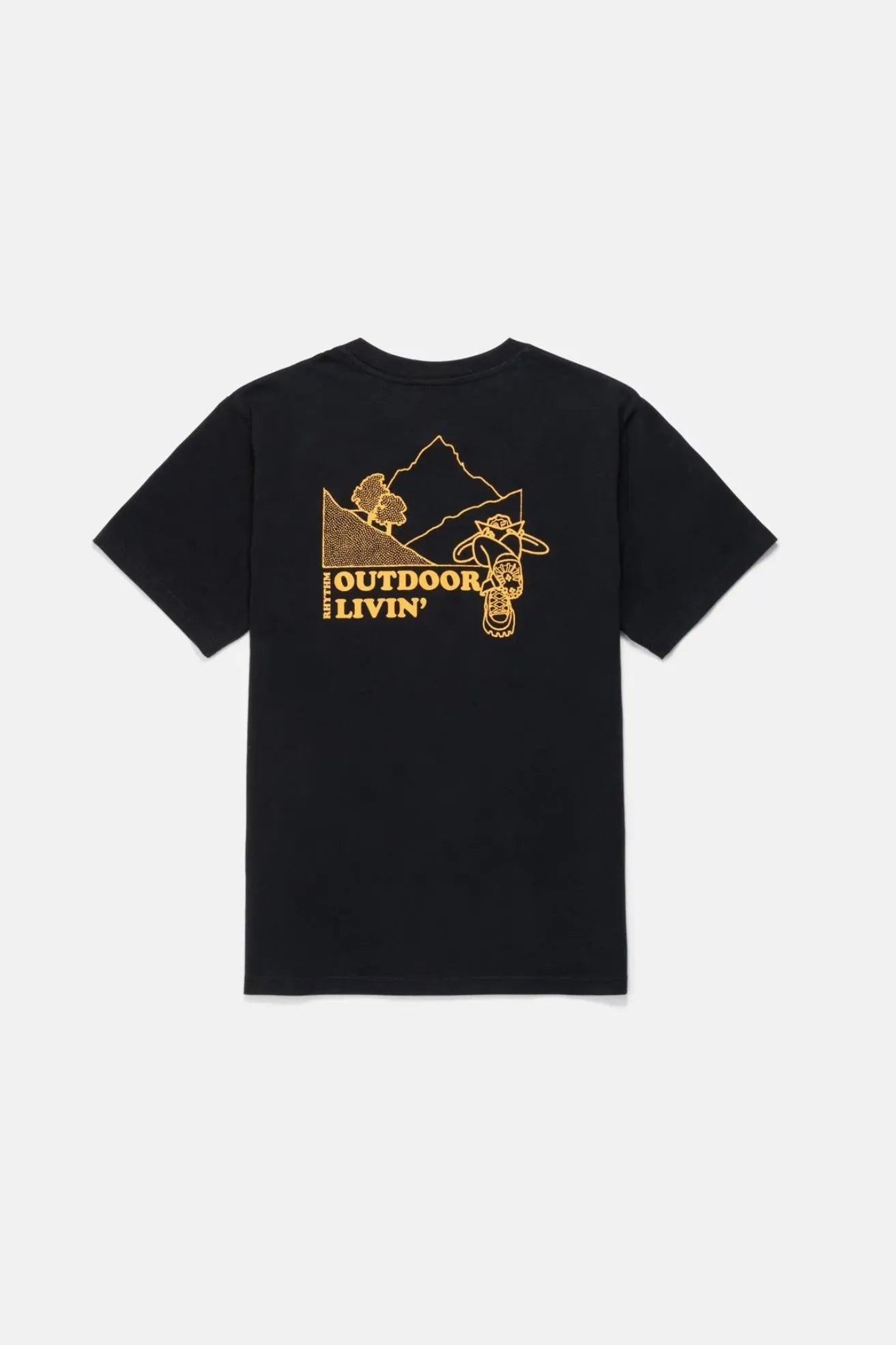 Rhythm Camiseta Hombre Outdoor Livin Negra Who killed Bambi?
