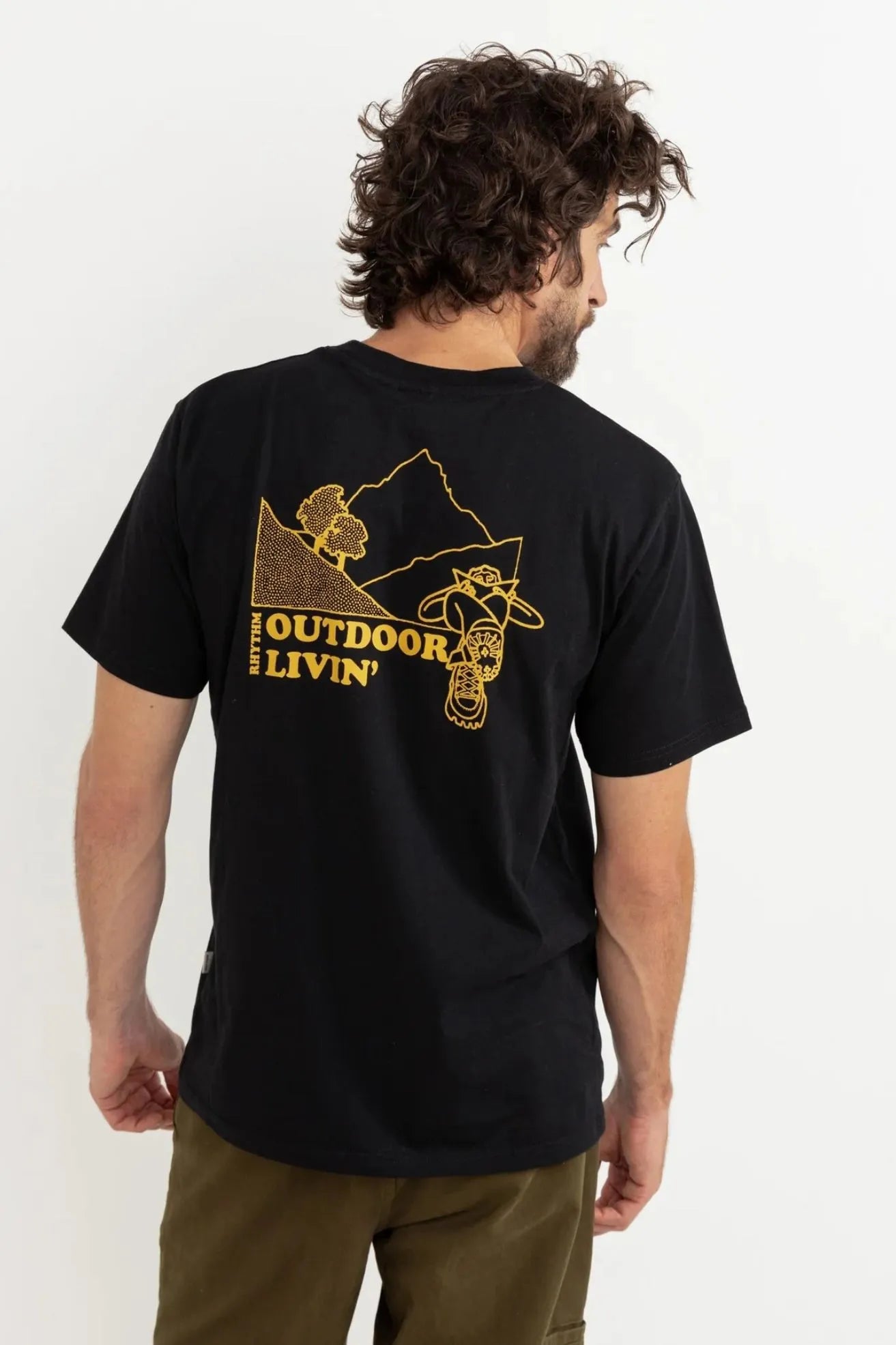 Rhythm Camiseta Hombre Outdoor Livin Negra Who killed Bambi?