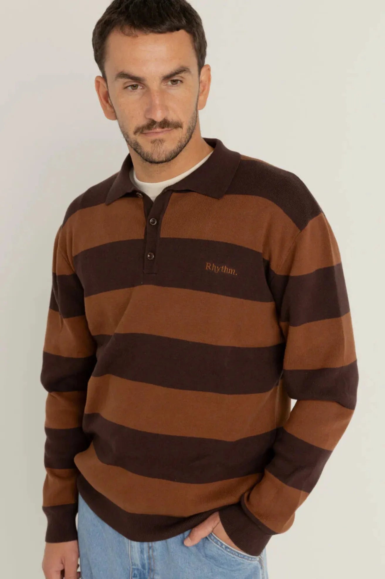 Rhythm Jersey Tipo Polo Hombre Rayas Ventura Who killed Bambi?