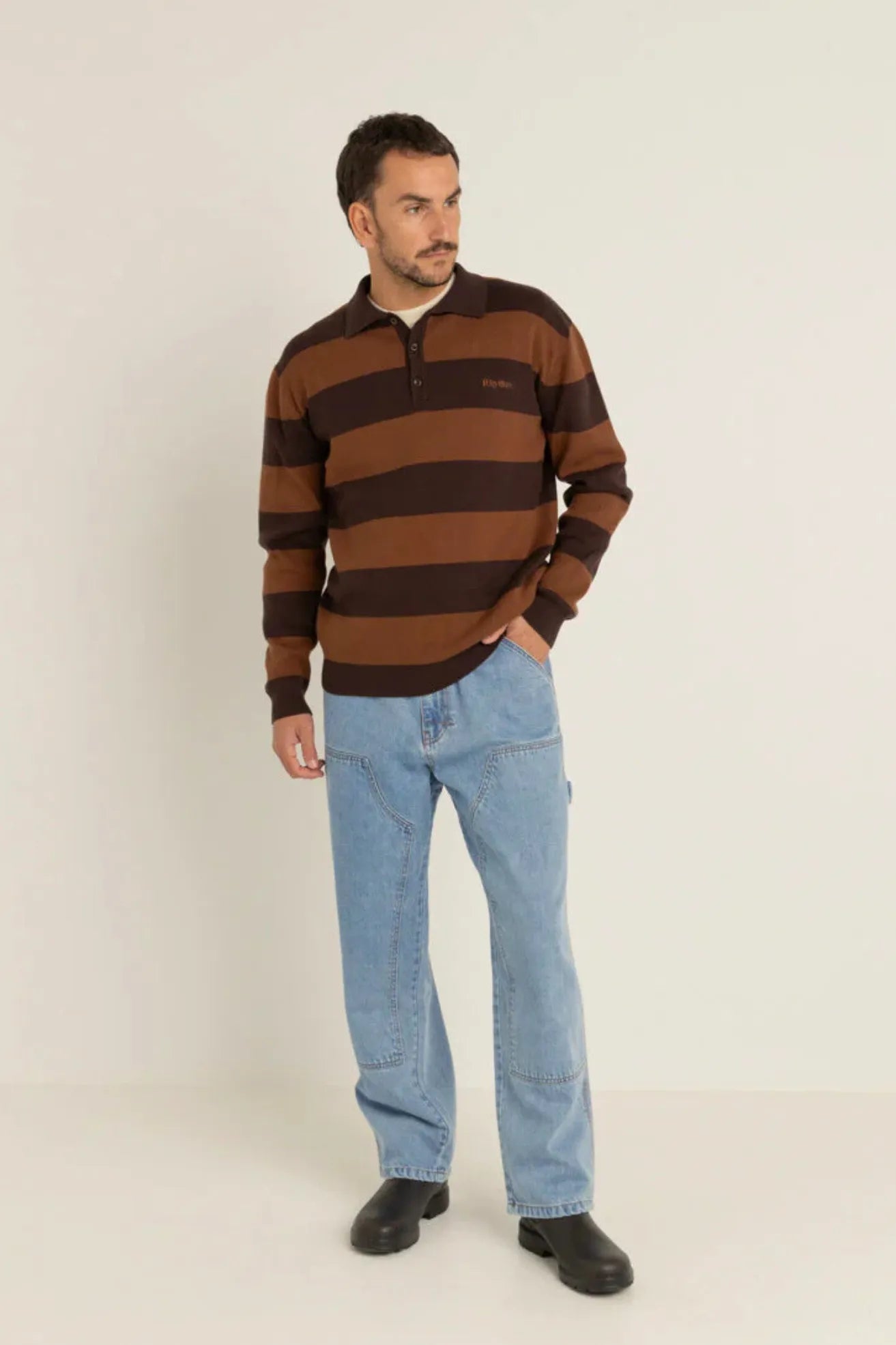 Rhythm Jersey Tipo Polo Hombre Rayas Ventura Who killed Bambi?