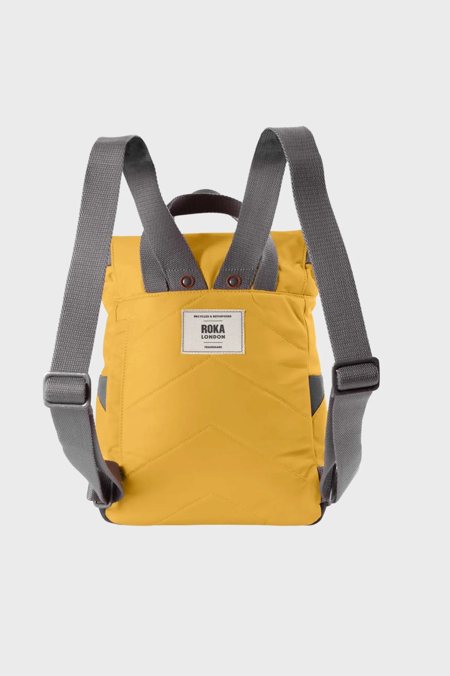 Roka London Mochila Canfield B Recycled Nylon Amarilla Small Who killed Bambi?