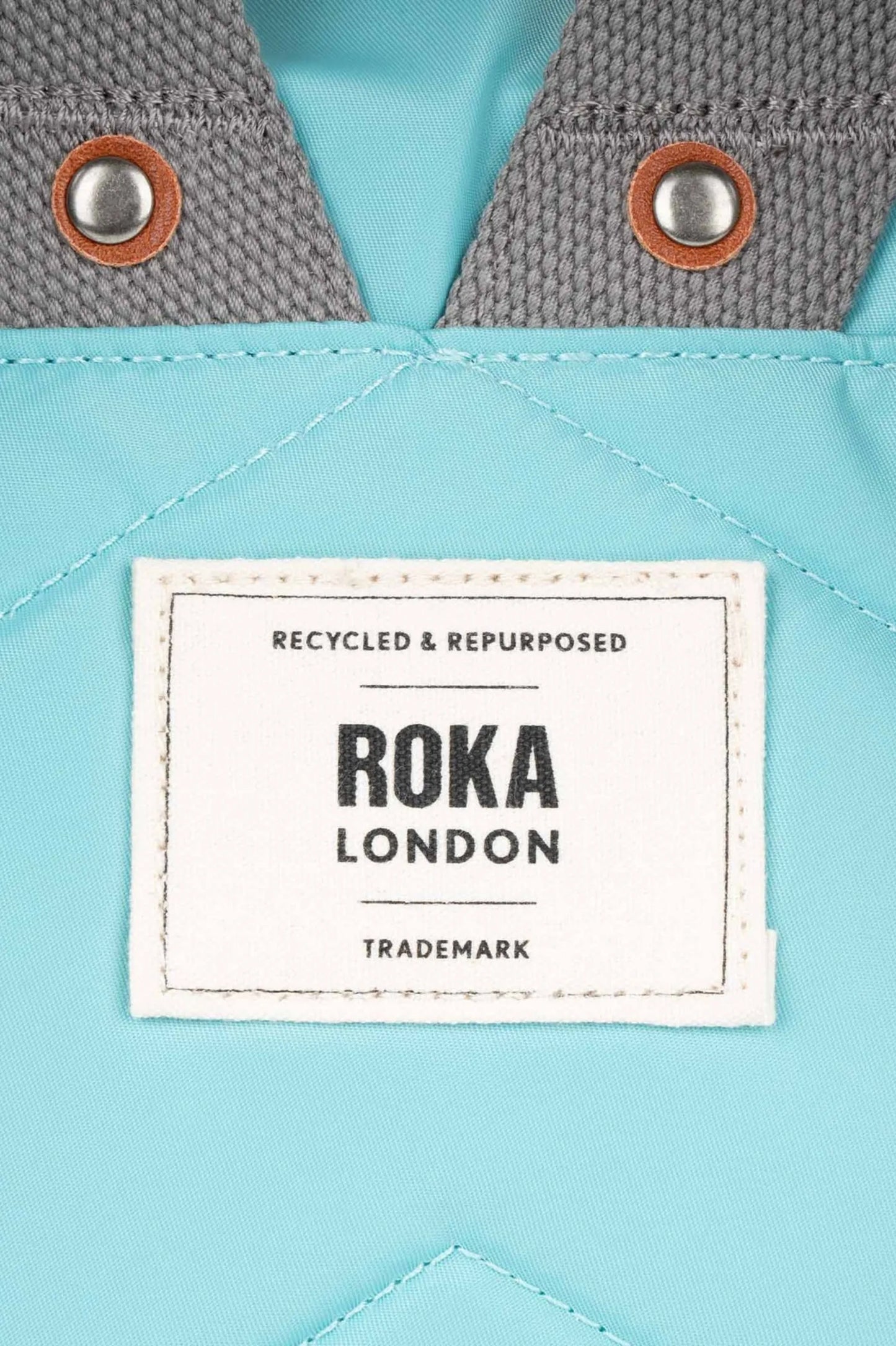 Roka London Mochila Canfield B Recycled Nylon Aquatic Awe Small Who killed Bambi?
