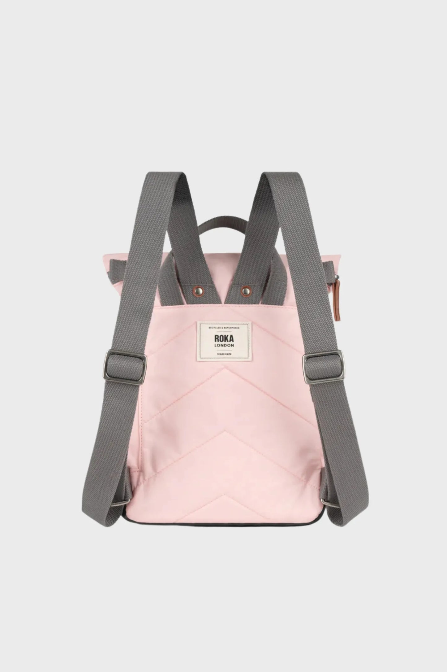 Roka London Mochila Canfield B Recycled Nylon Rosa Small Who killed Bambi?