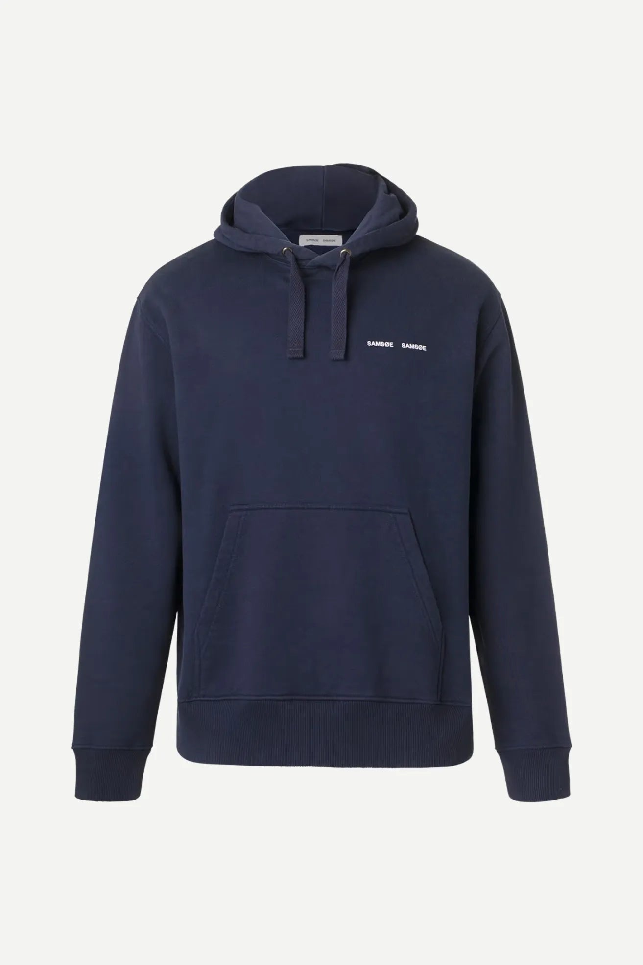 Samsøe Samsøe Sudadera Capucha Hombre Norsbro Azul Who killed Bambi?