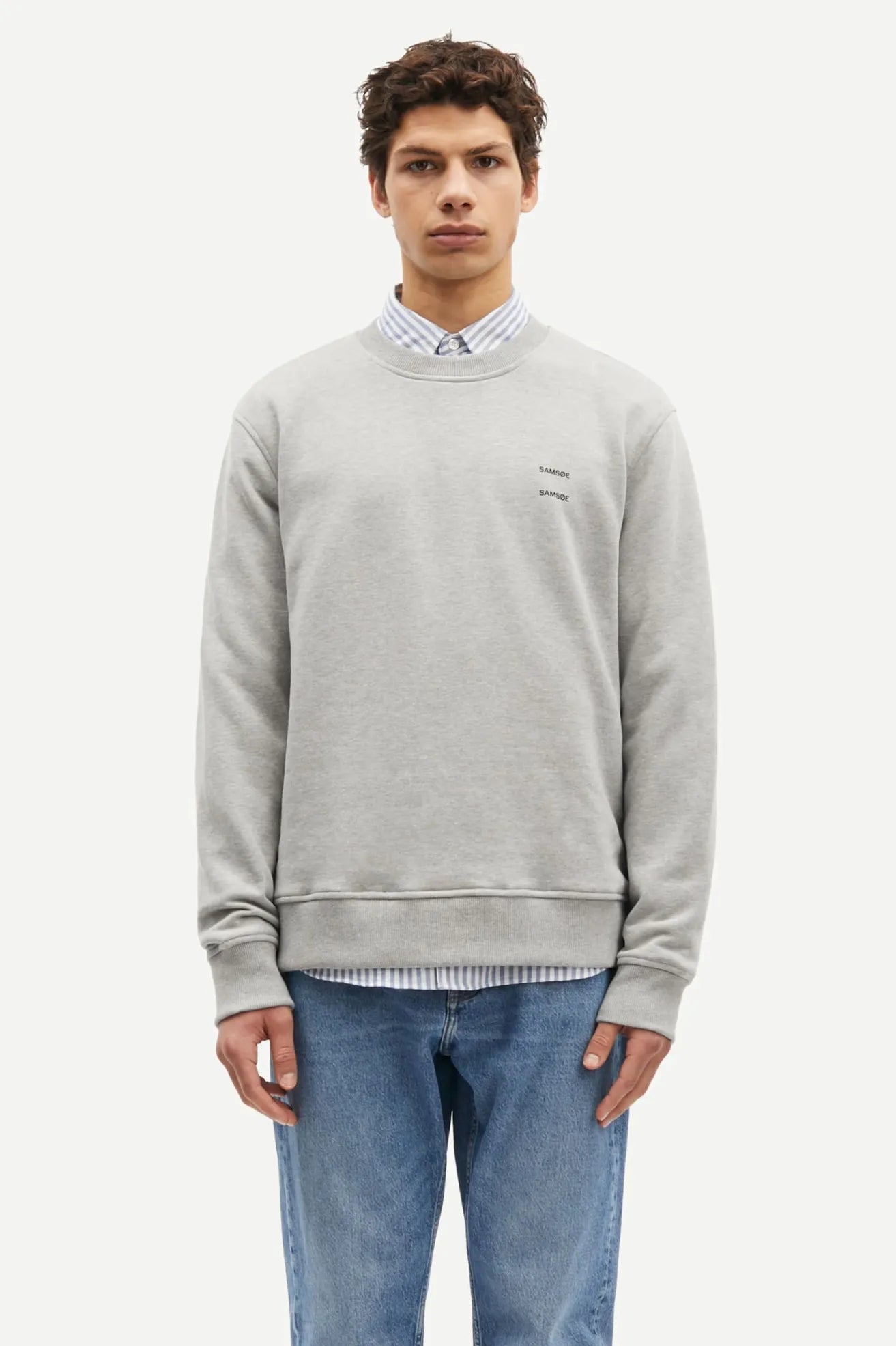 Samsøe Samsøe Sudadera Hombre Joel Gris Who killed Bambi?