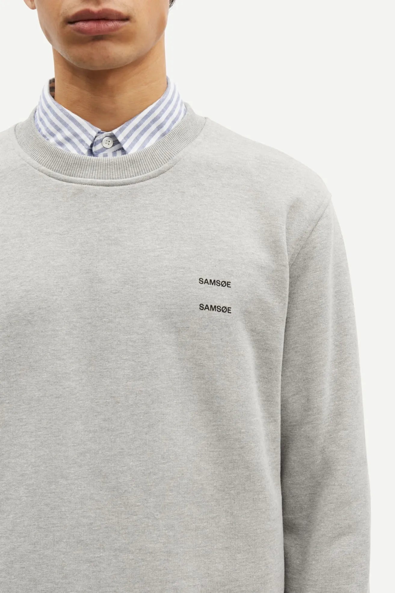 Samsøe Samsøe Sudadera Hombre Joel Gris Who killed Bambi?