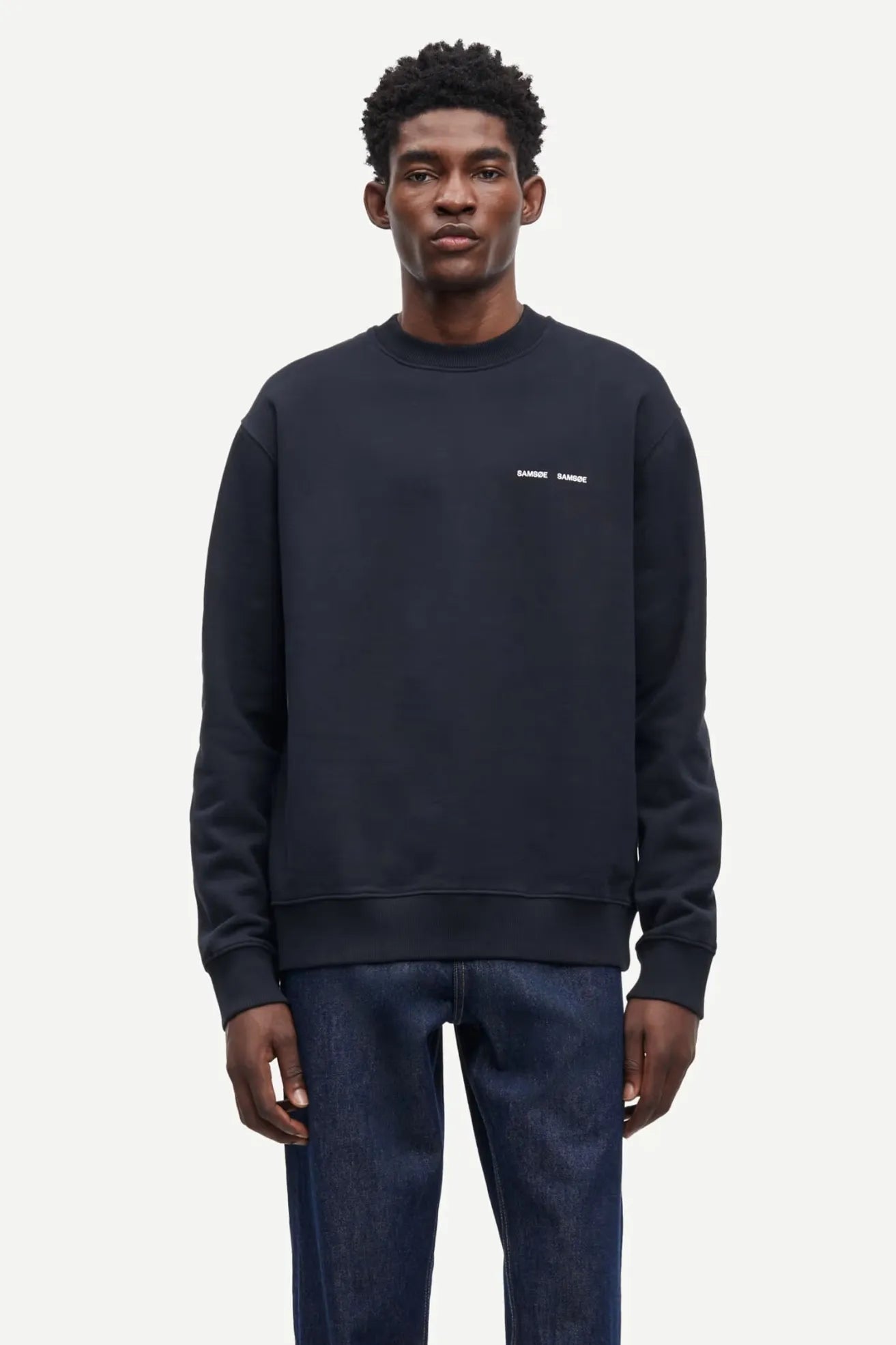Samsøe Samsøe Sudadera Hombre Norsbro Azul Who killed Bambi?