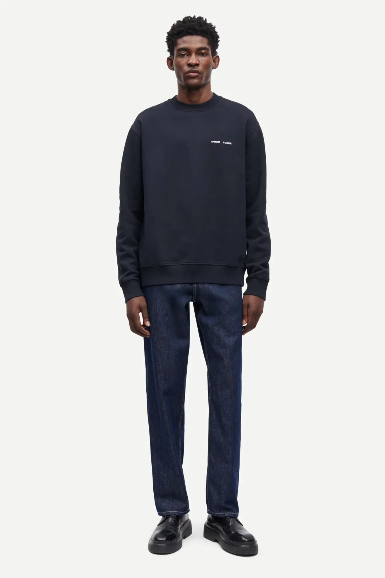 Samsøe Samsøe Sudadera Hombre Norsbro Azul Who killed Bambi?