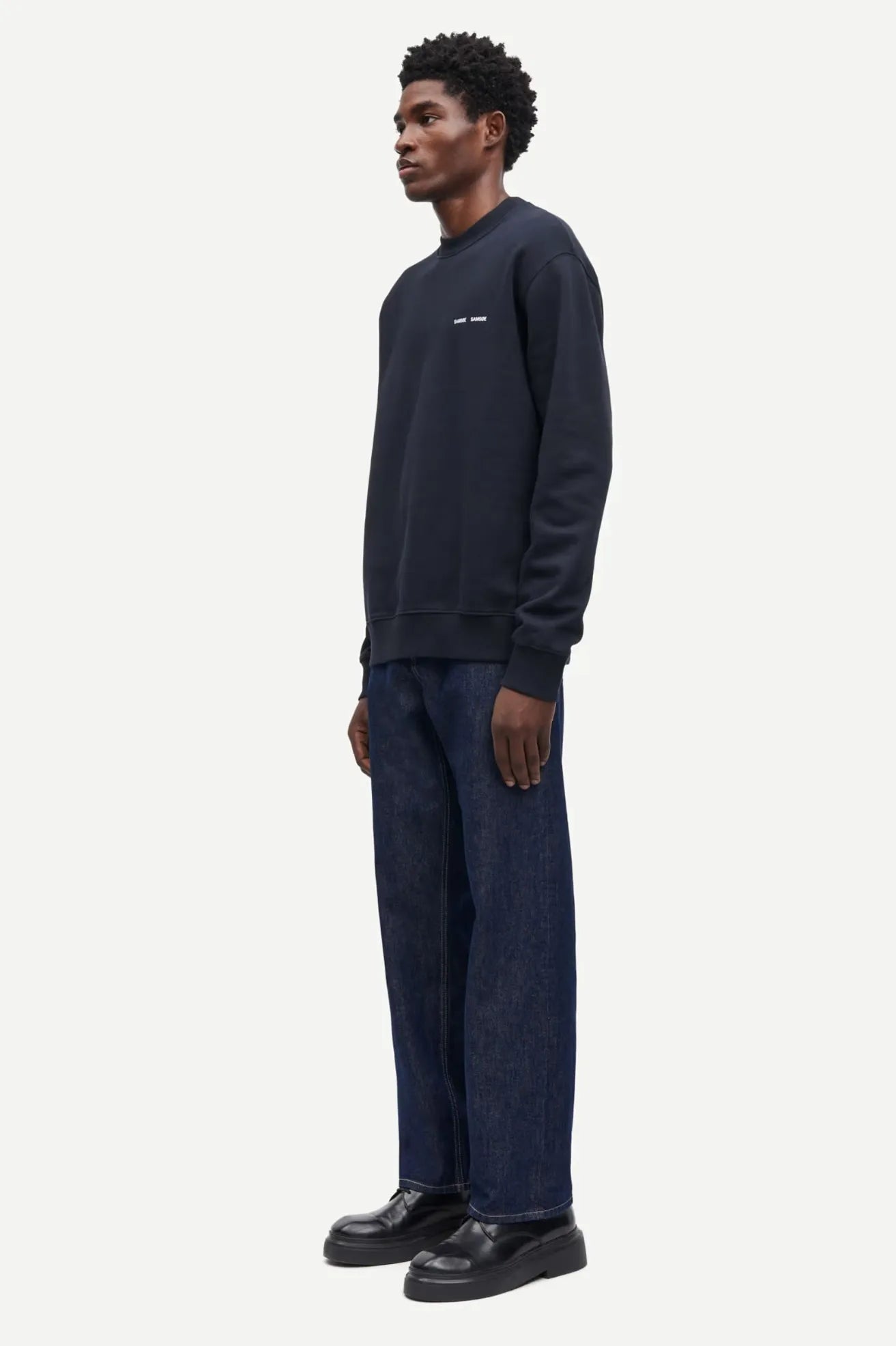 Samsøe Samsøe Sudadera Hombre Norsbro Azul Who killed Bambi?
