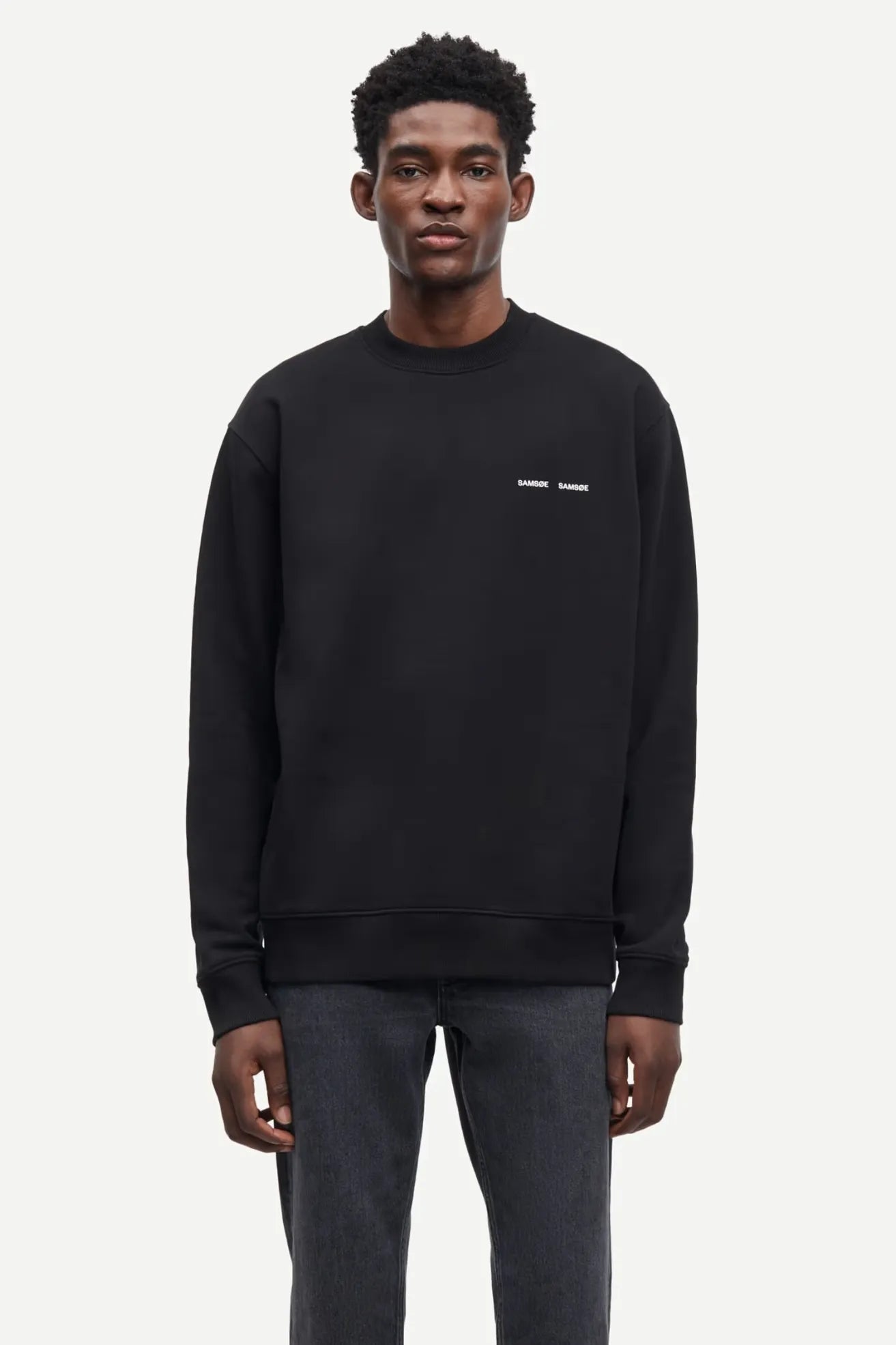 Samsøe Samsøe Sudadera Hombre Norsbro Negra Who killed Bambi?
