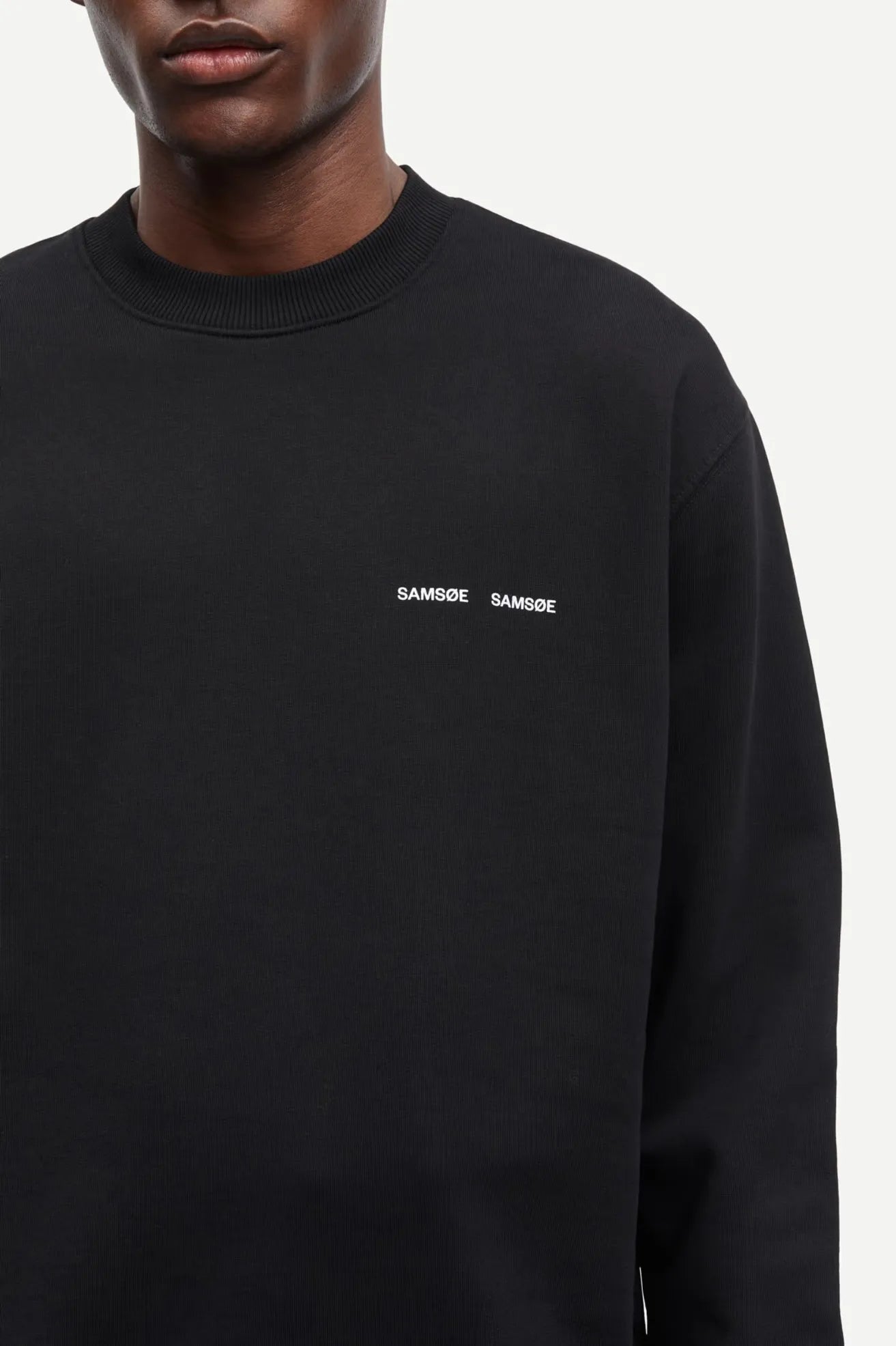 Samsøe Samsøe Sudadera Hombre Norsbro Negra Who killed Bambi?