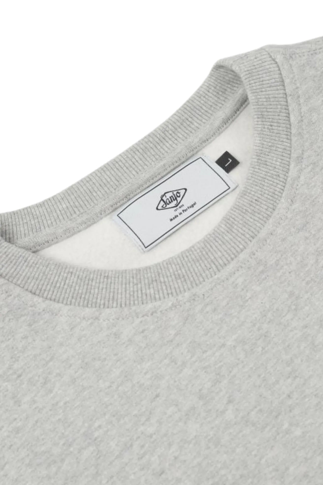 Sanjo Sudadera Hombre K100 Patch Gris Who killed Bambi?