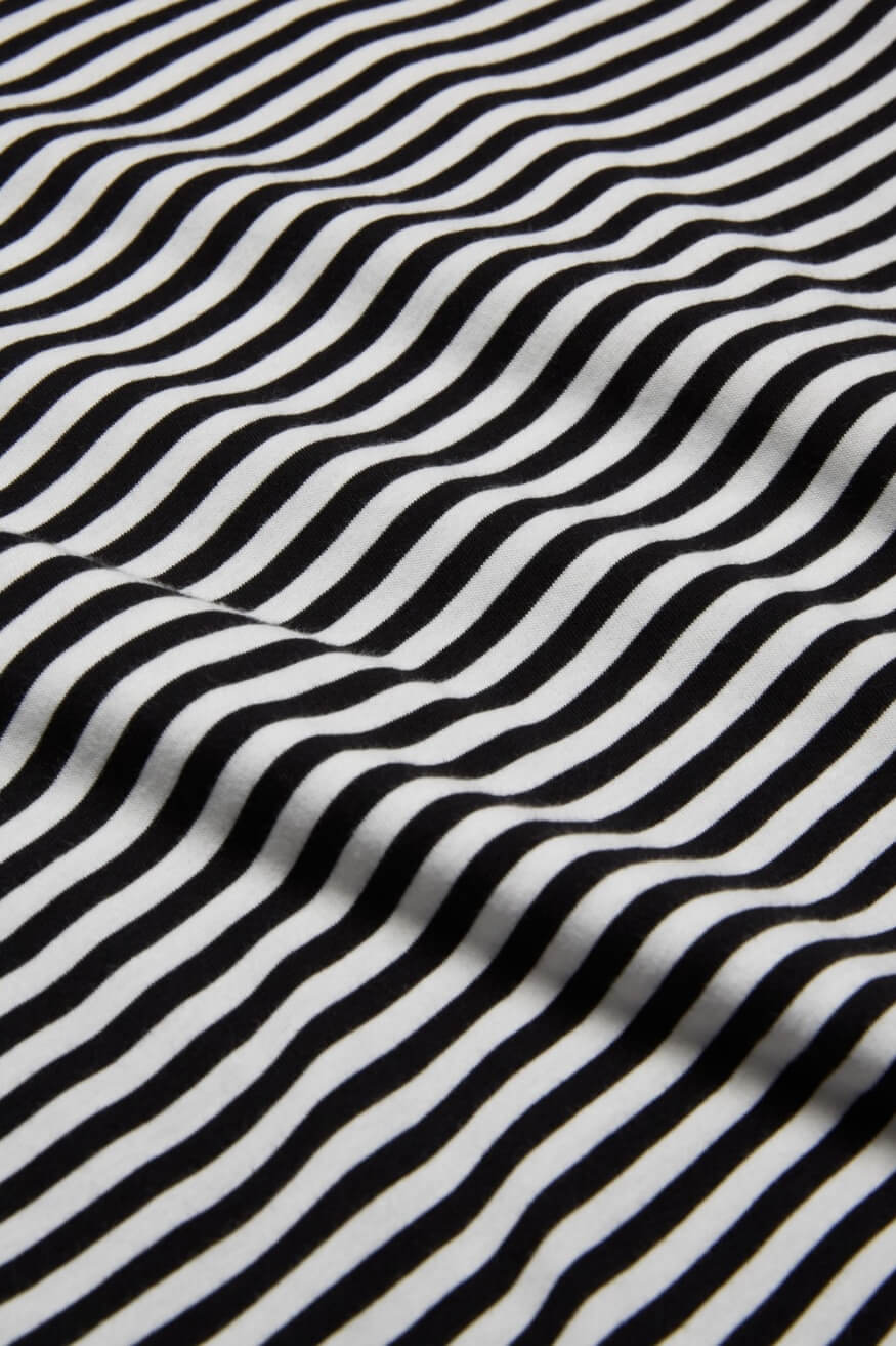 Selected Femme Camiseta Rayas Negras Who killed Bambi?