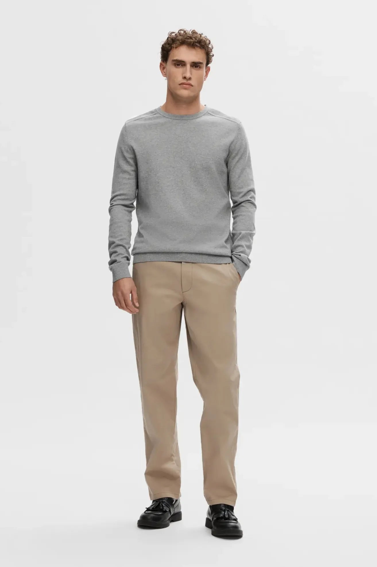 Selected Homme Jersey Hombre Berg Gris Who killed Bambi?