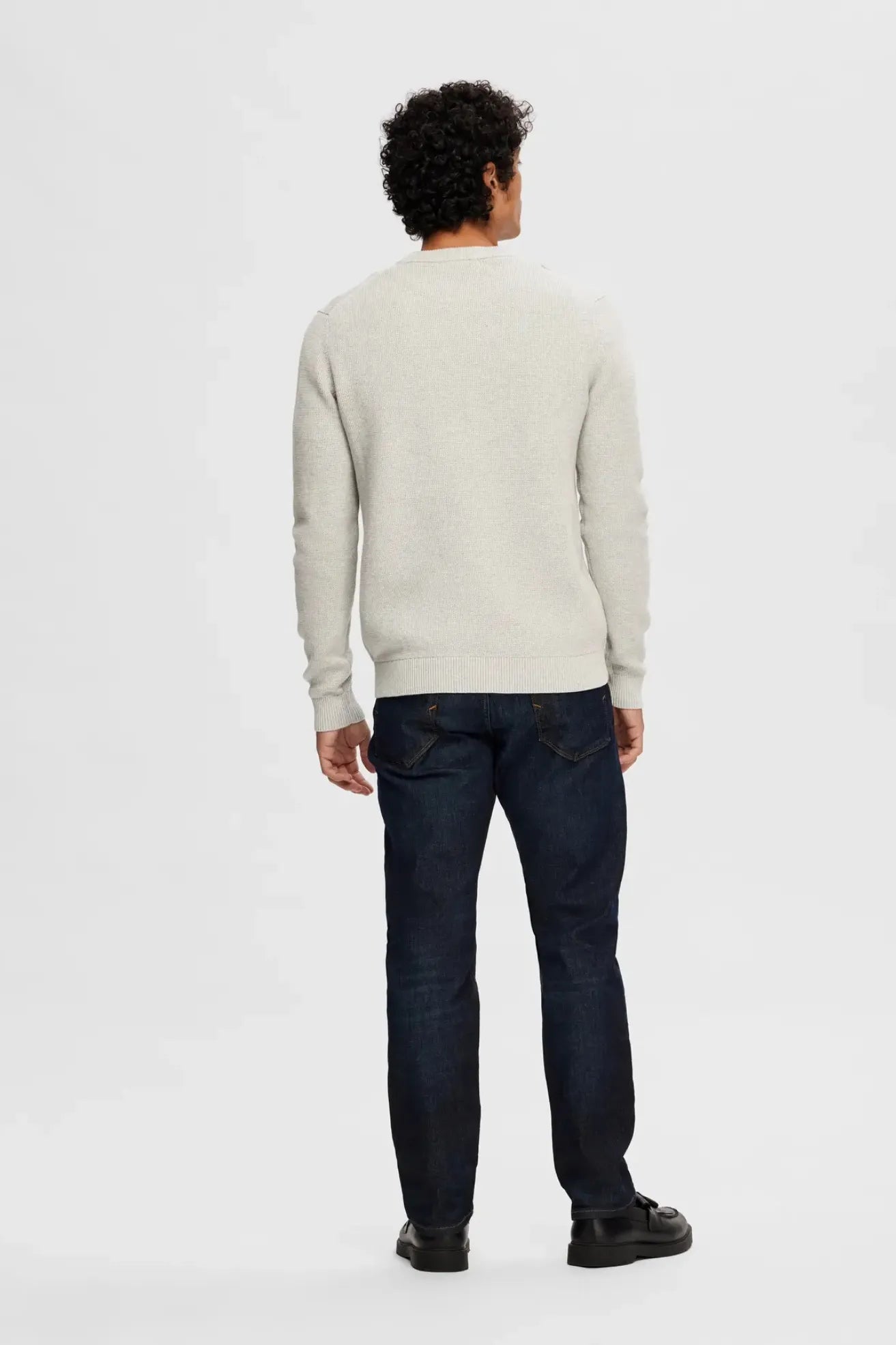 Selected Homme Jersey Hombre SLHDANE Gris Who killed Bambi?