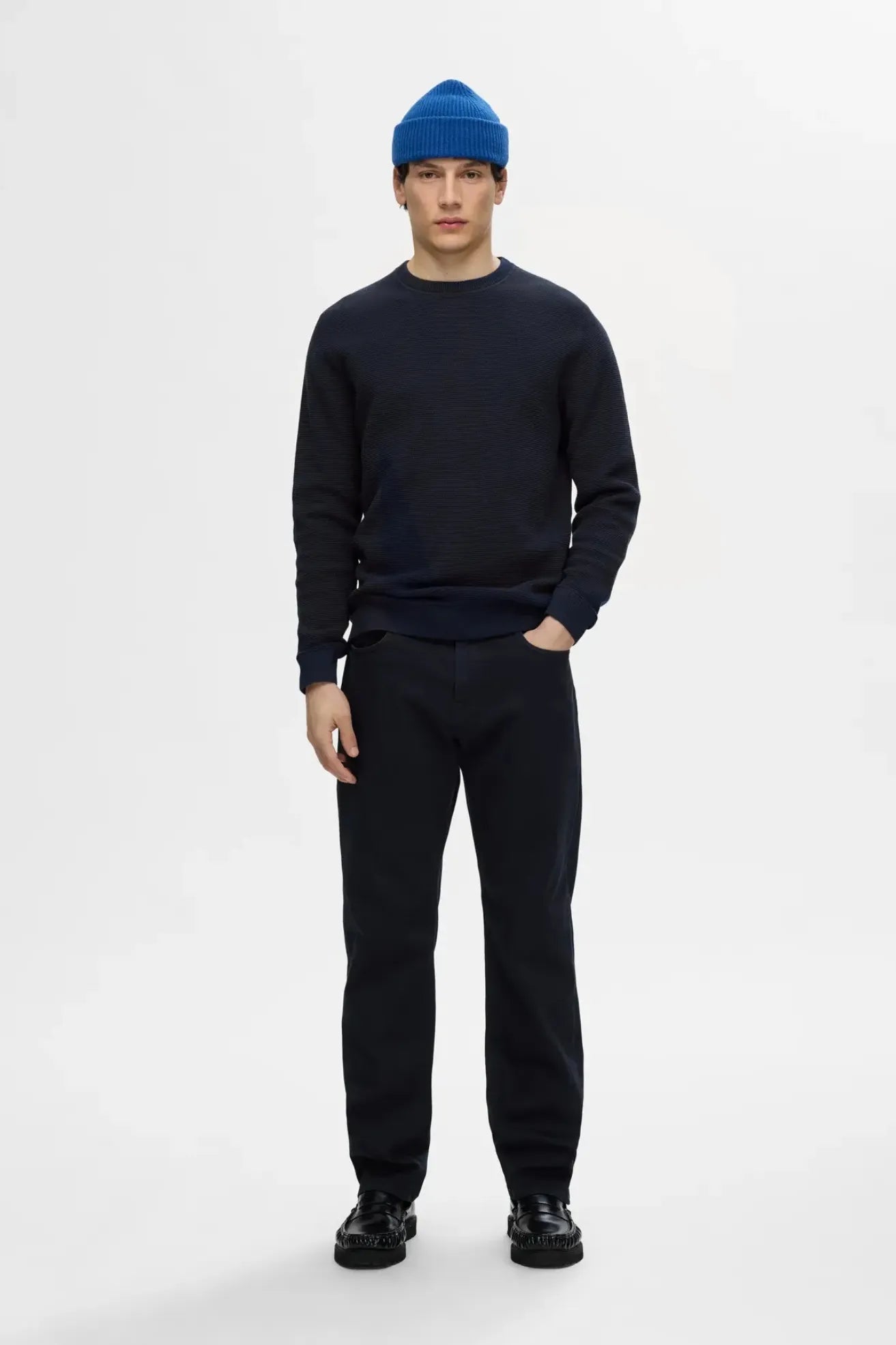 Selected Homme Jersey Hombre SLHROSS Azul Who killed Bambi?