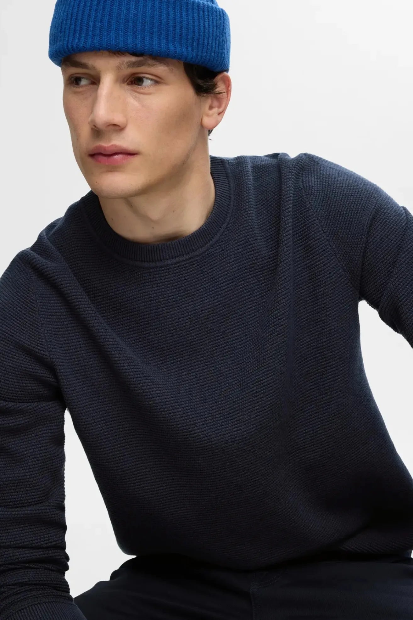 Selected Homme Jersey Hombre SLHROSS Azul Who killed Bambi?