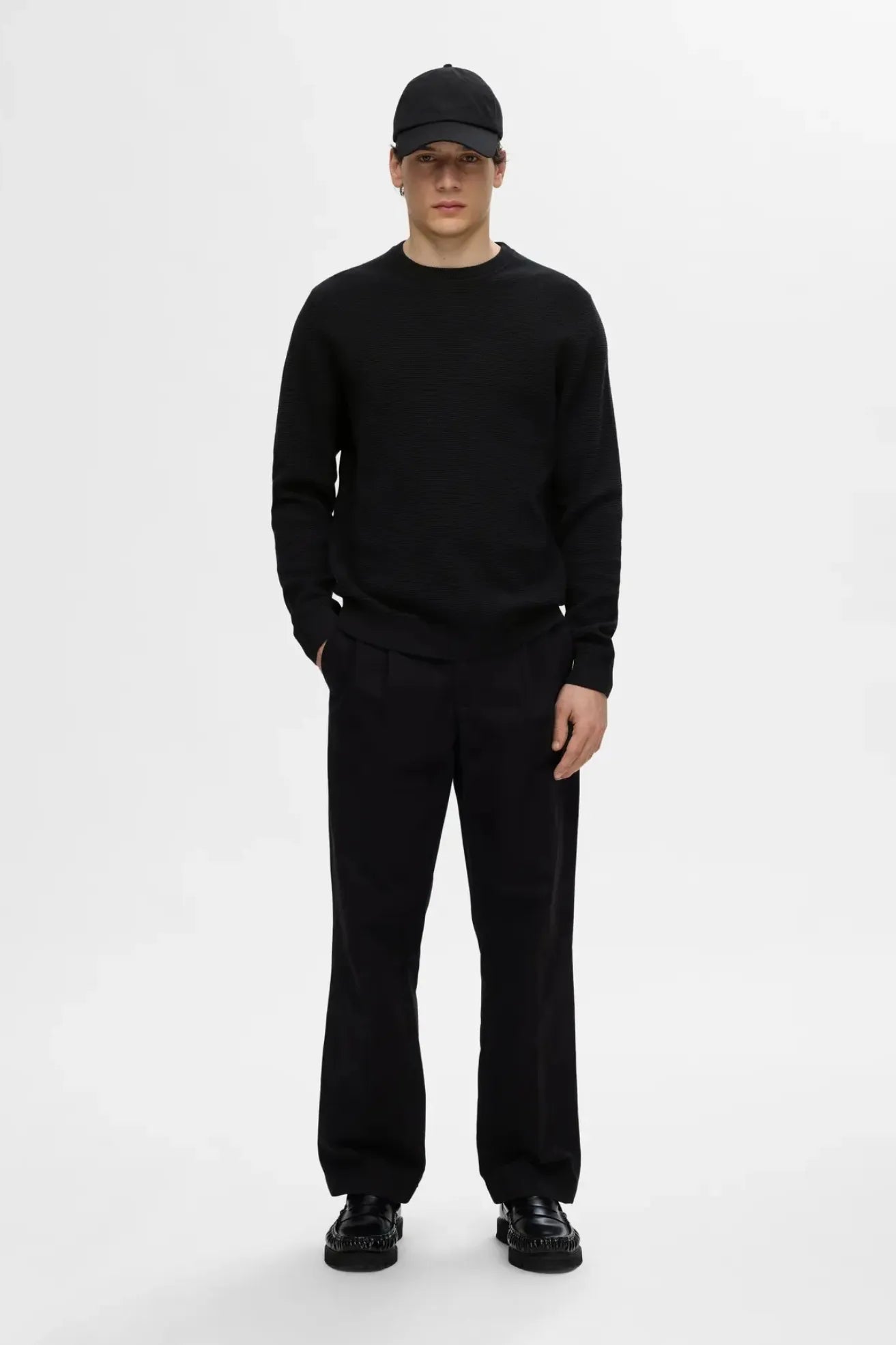 Selected Homme Jersey Hombre SLHROSS Negro Who killed Bambi?