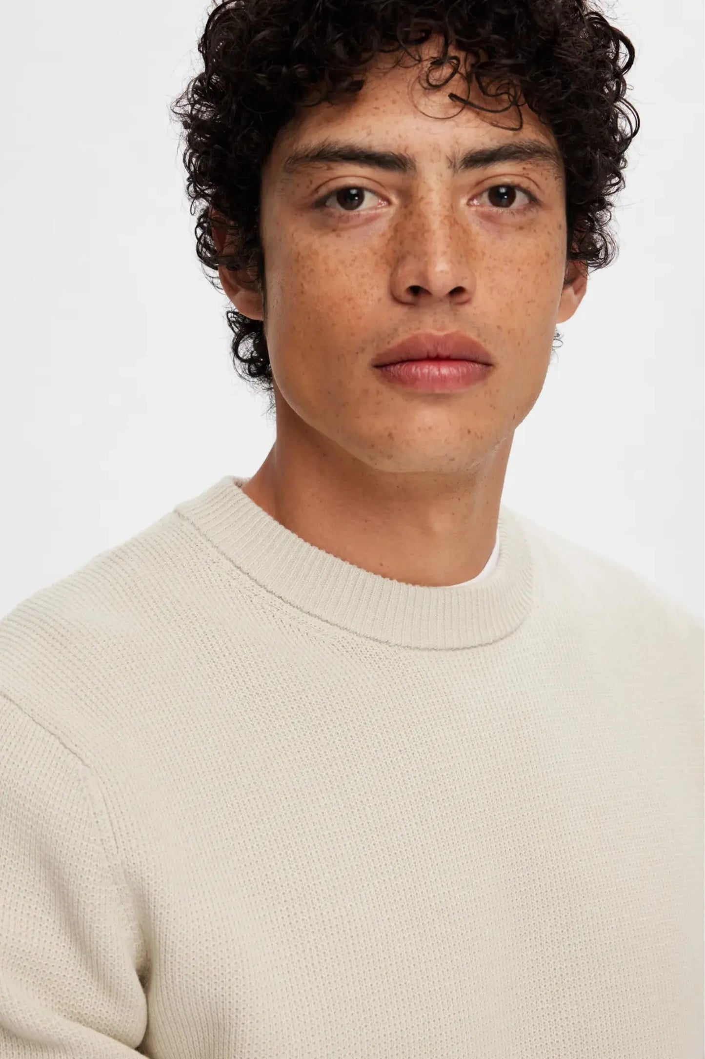 Selected Homme Jersey Hombre Slhdane Beige Who killed Bambi?