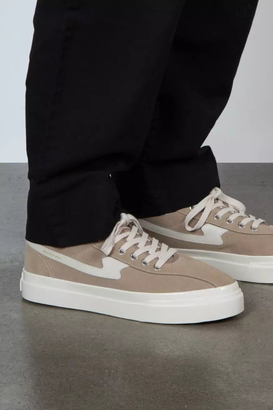 Stepney Workers Club Zapatillas Hombre Dellow S-Strike Suede Earth-Ecru Who killed Bambi?